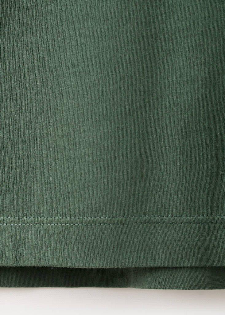 Short-sleeved cotton t-shirt — Green