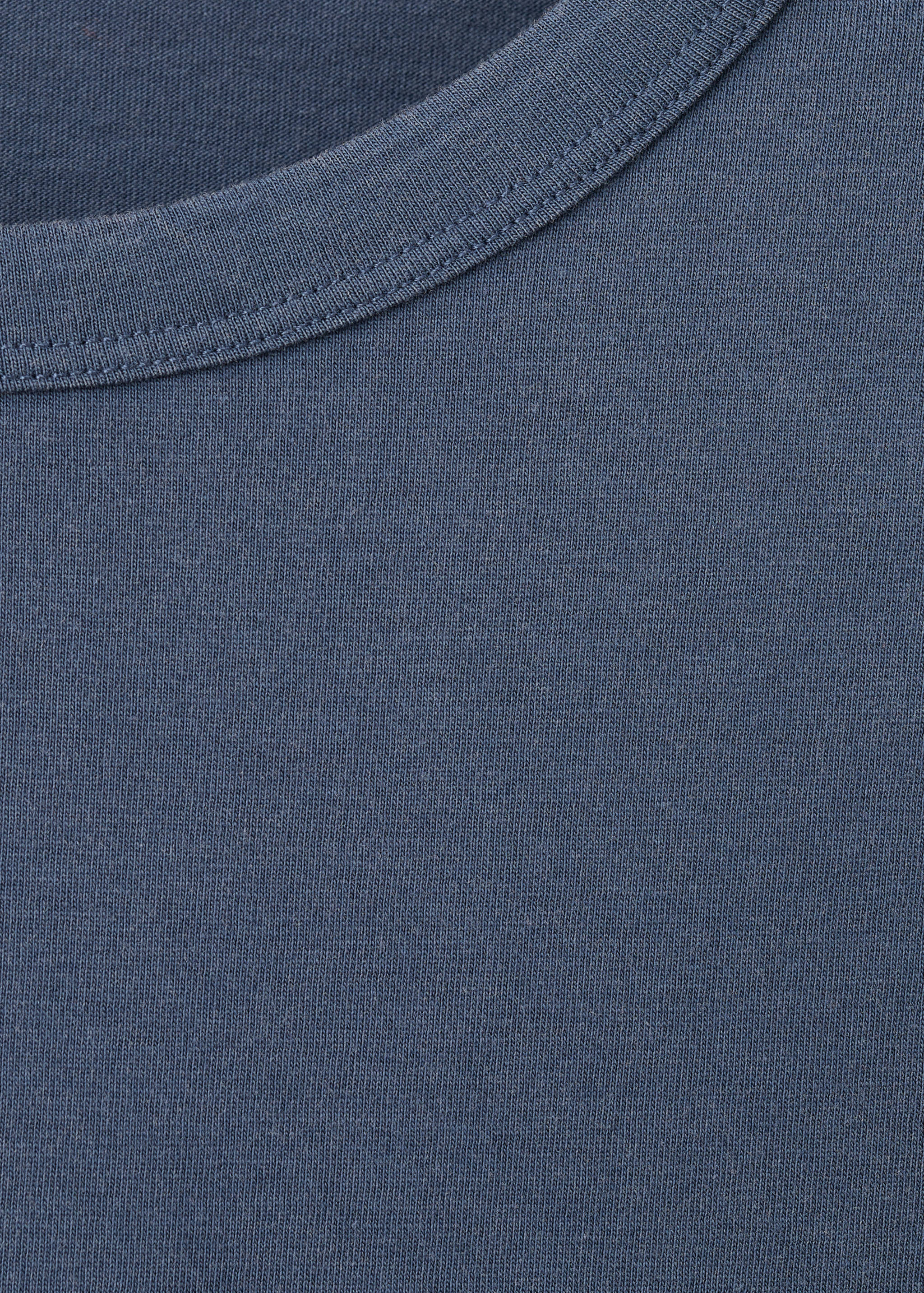 Short-sleeved cotton t-shirt - Details of the article 8