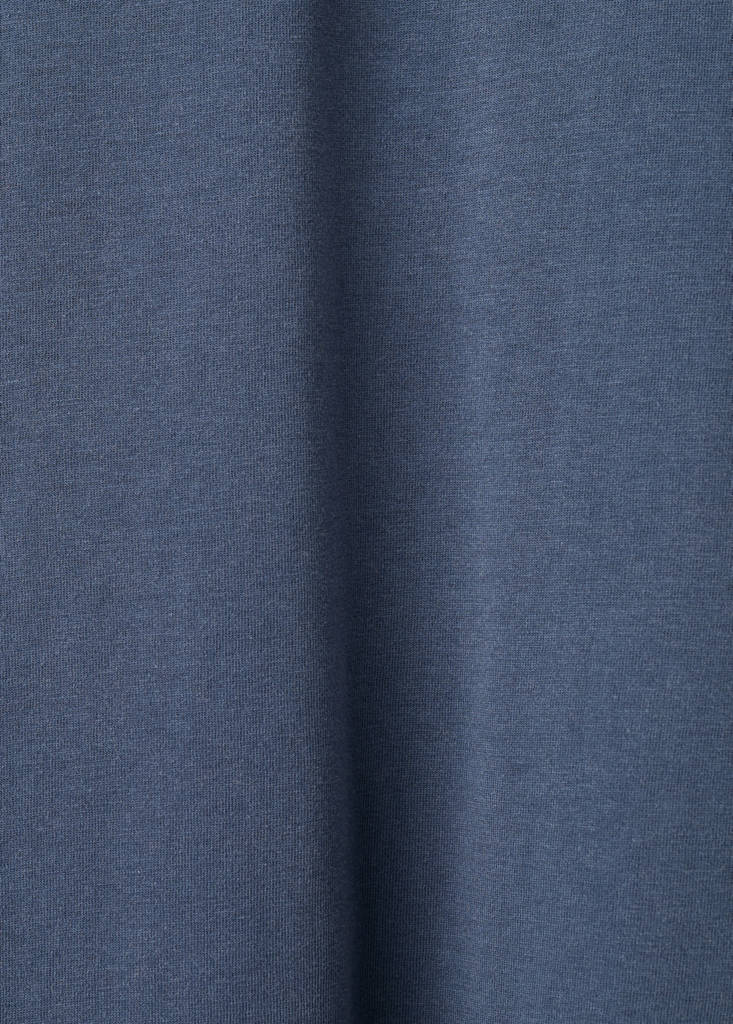 Short-sleeved cotton t-shirt — Navy