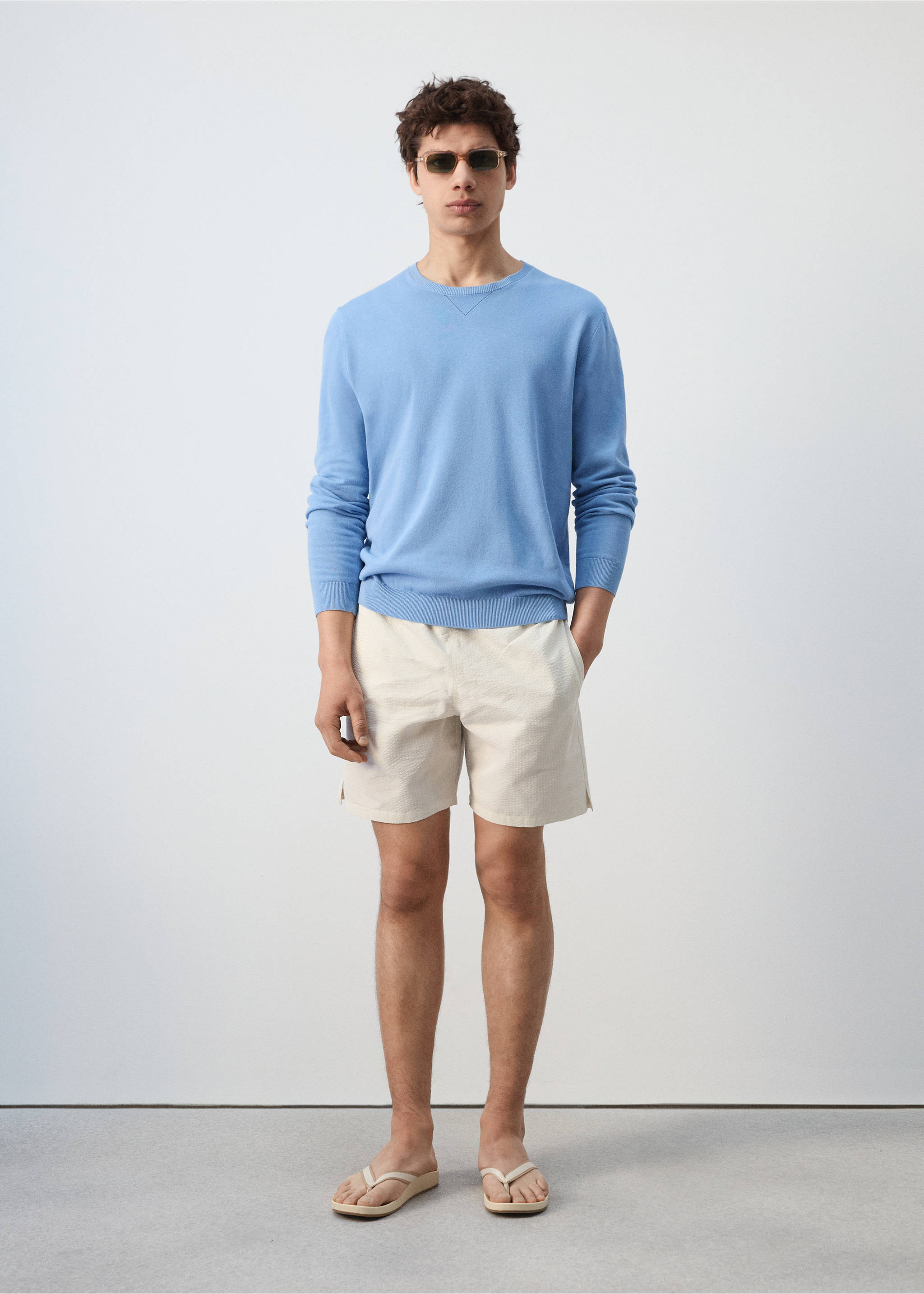 Sweater pedrosa - General plane, China Blue. Ref: 27079208-00.