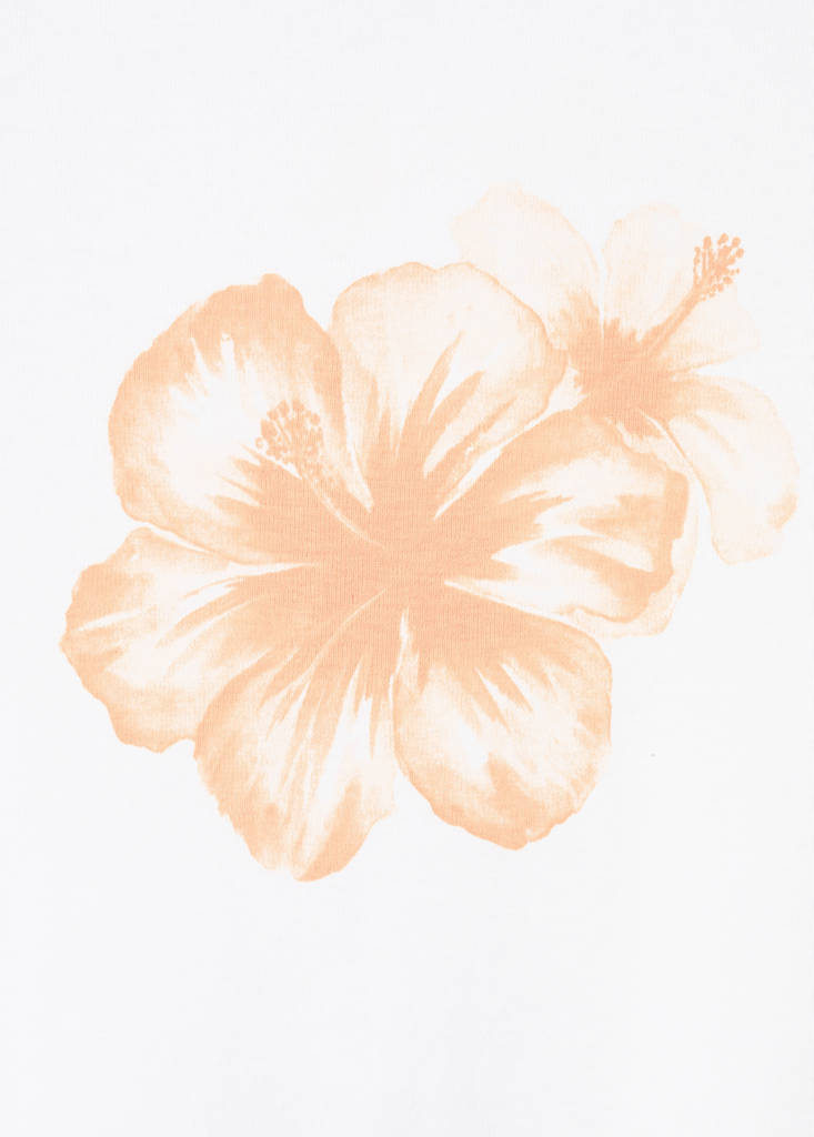 Floral-print cotton t-shirt — Off White
