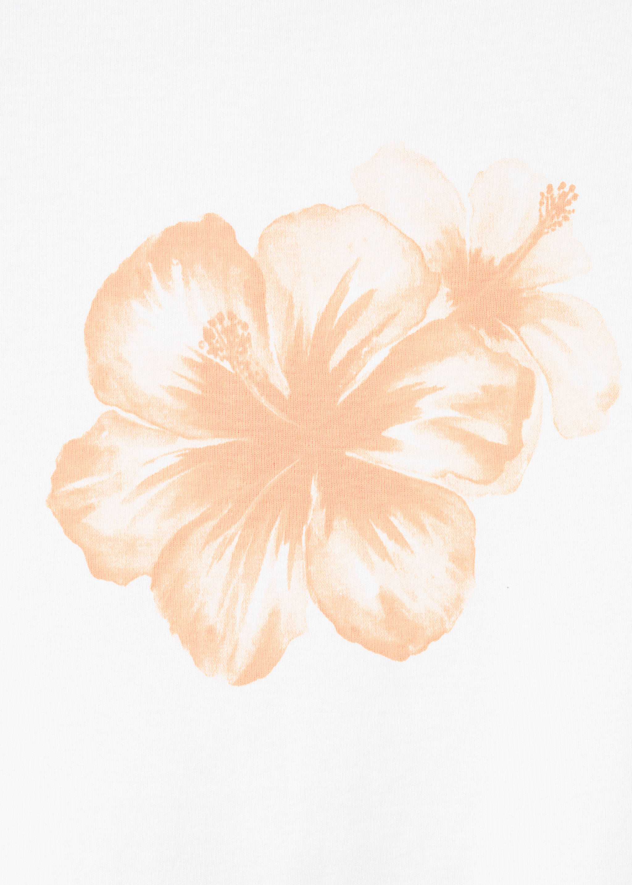 Floral-print cotton t-shirt - Details of the article 0