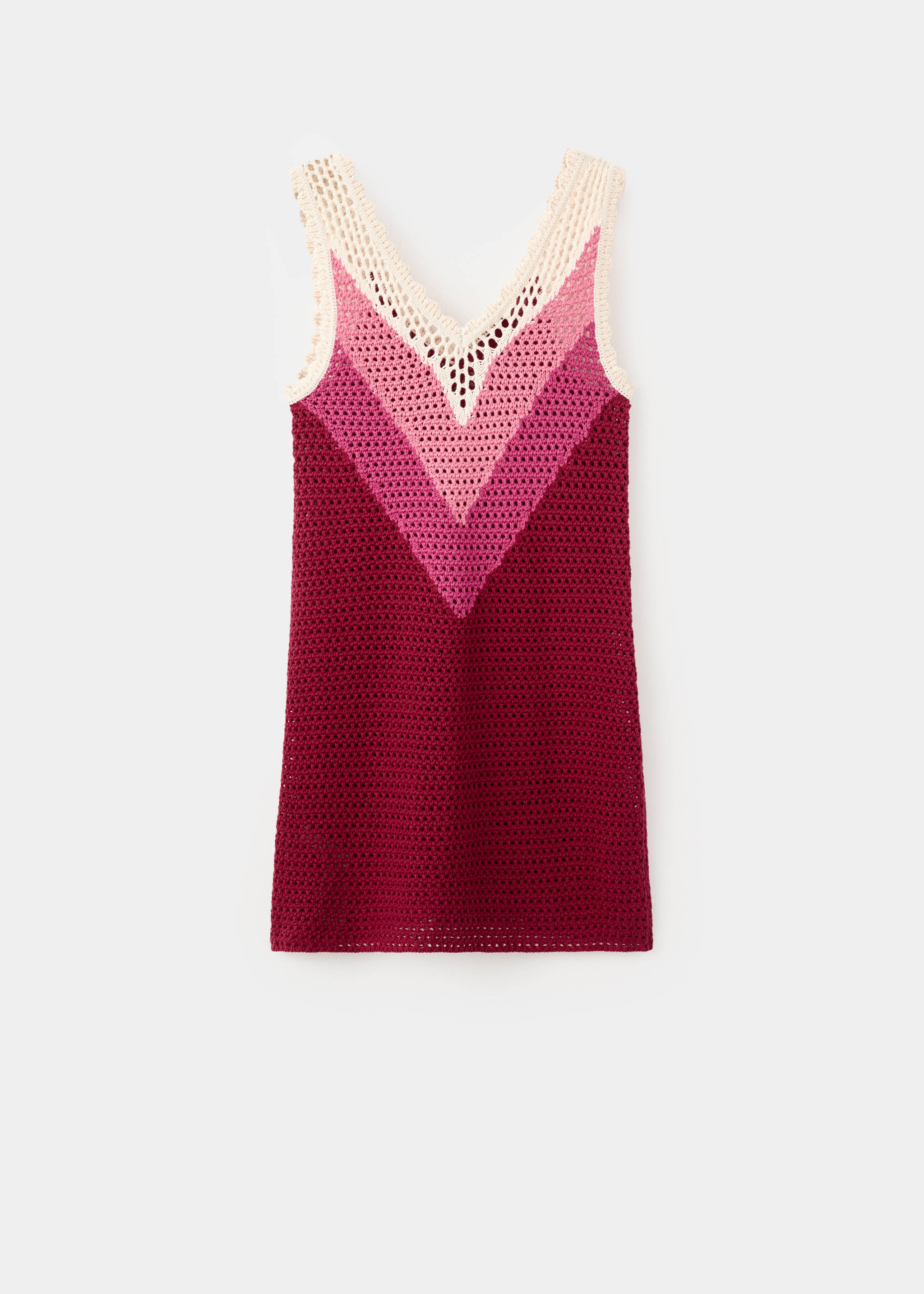 فستان كروشيه قصير - منتج دون نموذج