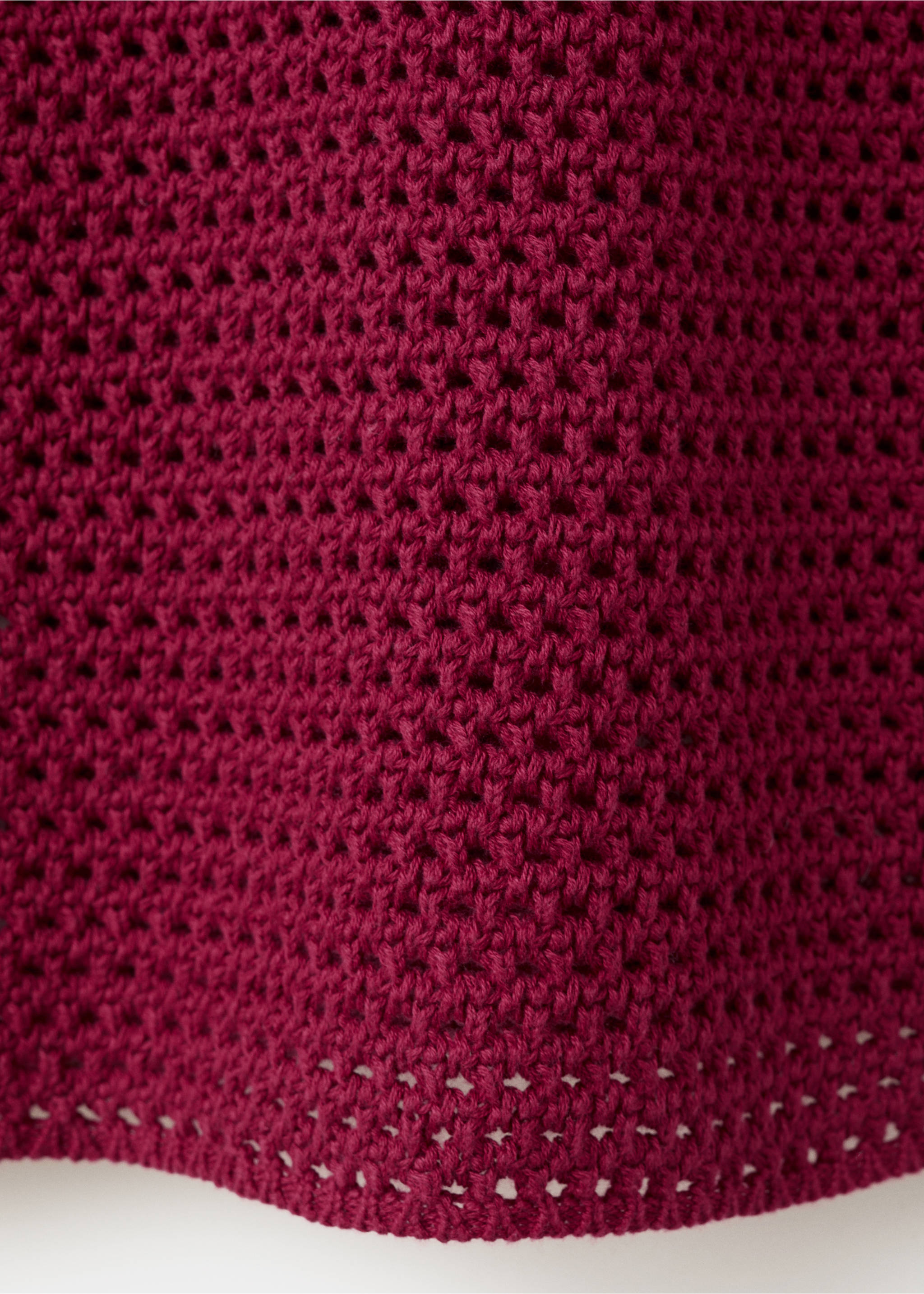 فستان كروشيه قصير - تفاصيل المنتج 0, كستنائي. Ref: 27079212-00.