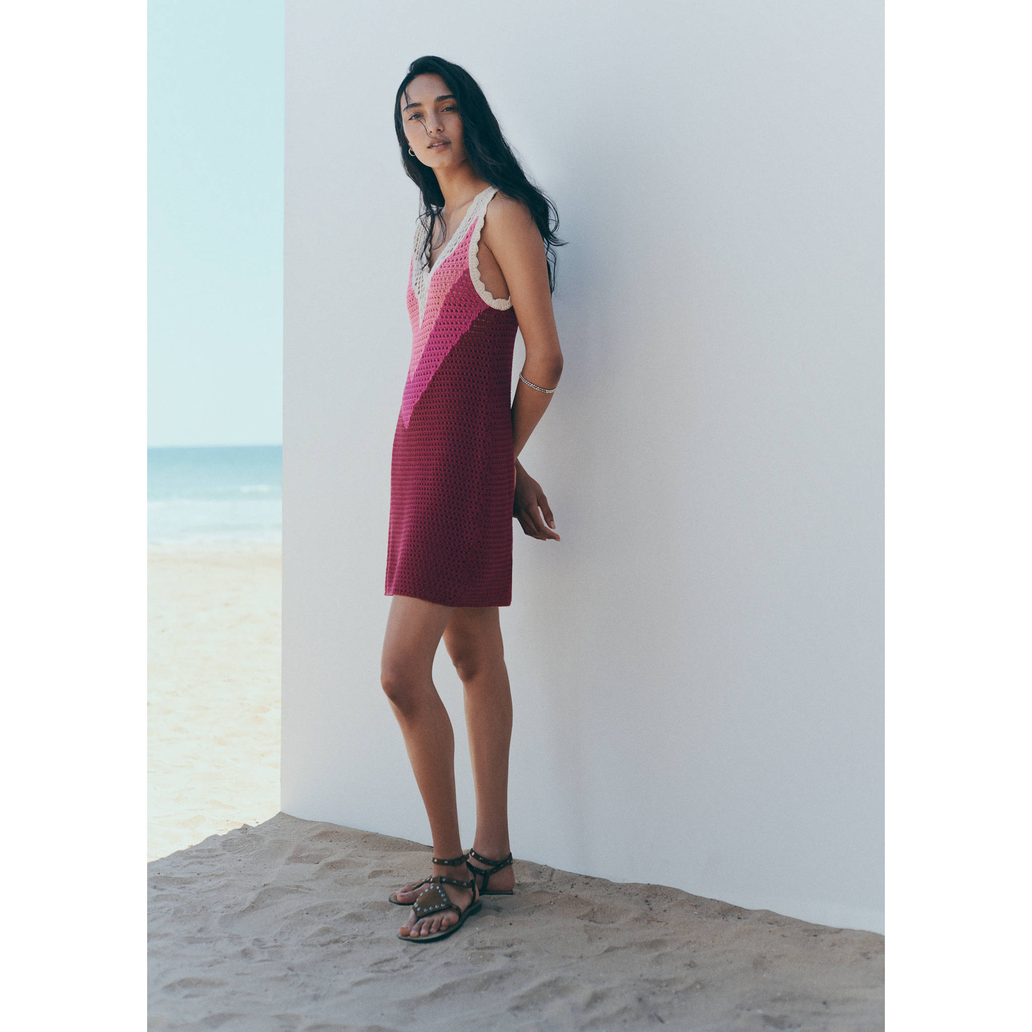 فستان كروشيه قصير - تفاصيل المنتج 5