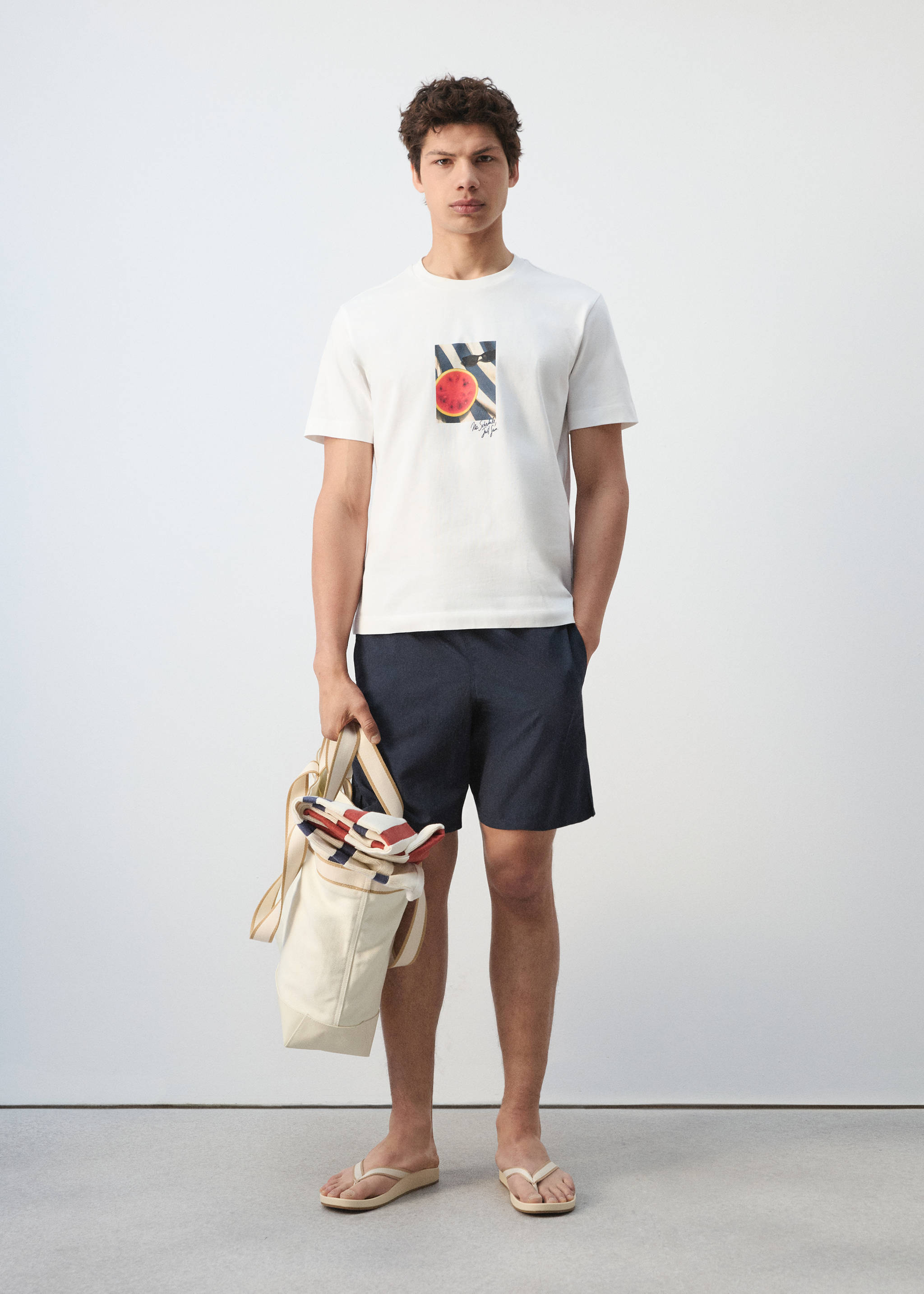 100% cotton printed t-shirt - General plane