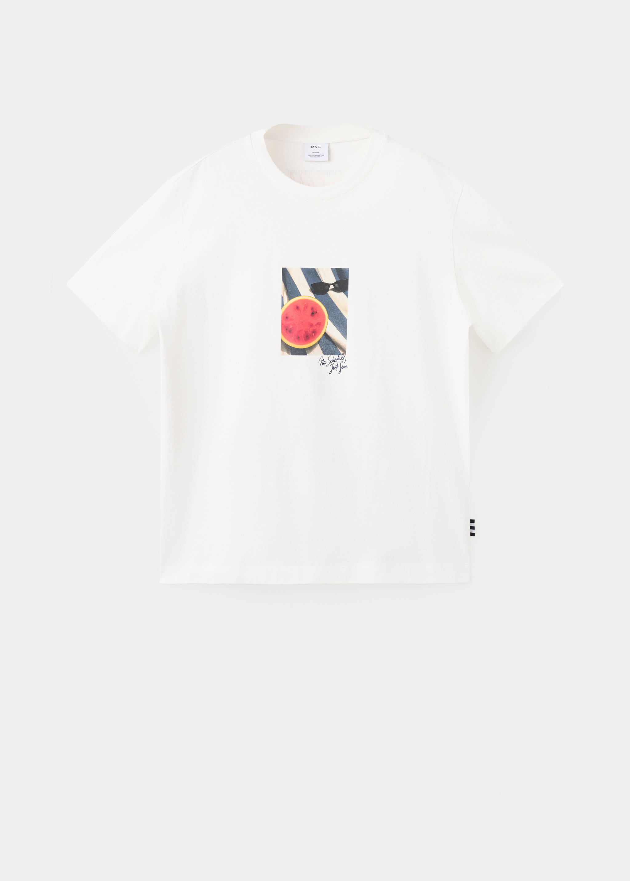 100% cotton printed t-shirt - Article without model