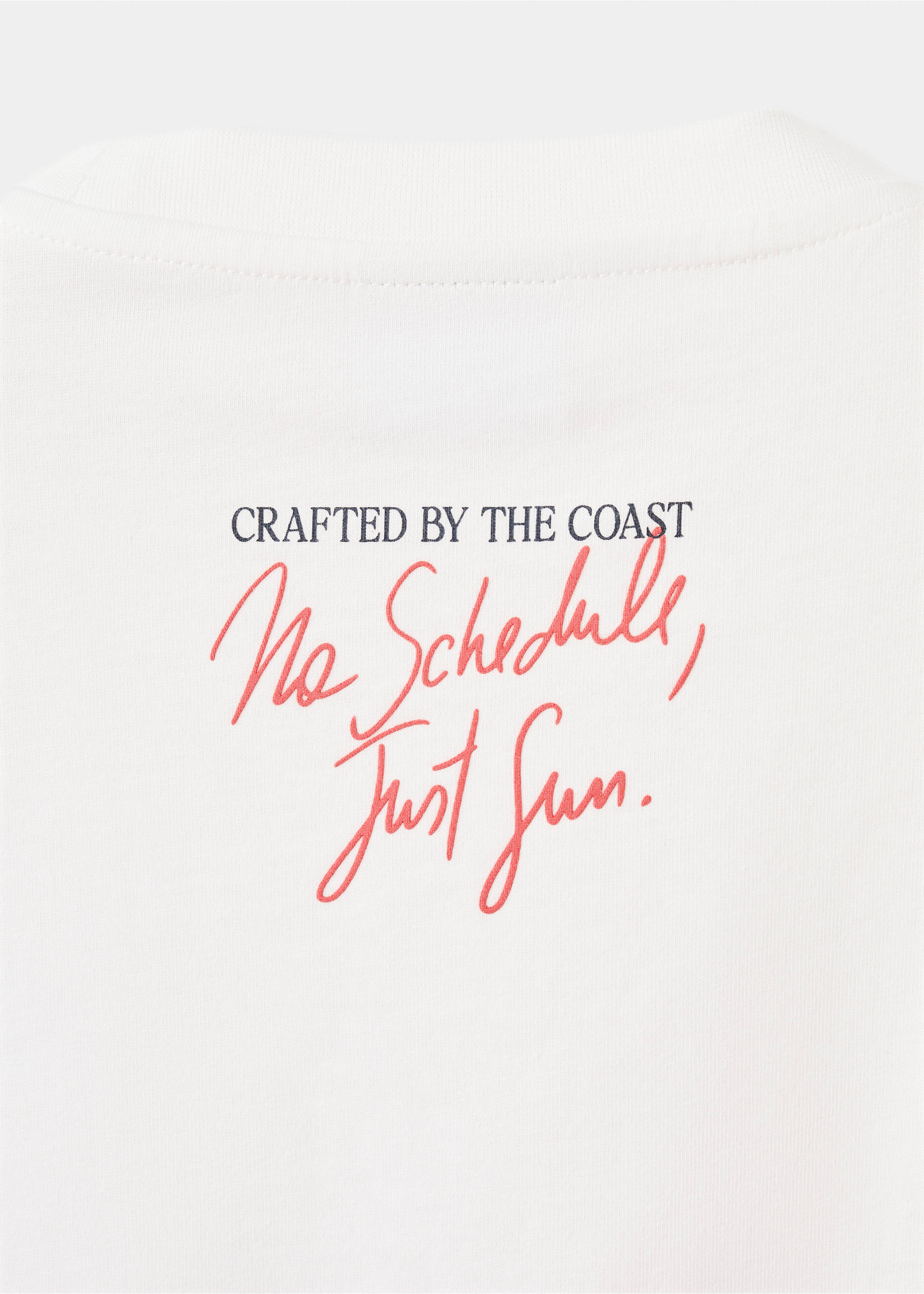 100% cotton printed t-shirt - Details of the article 0, White. Ref: 27079213-00.