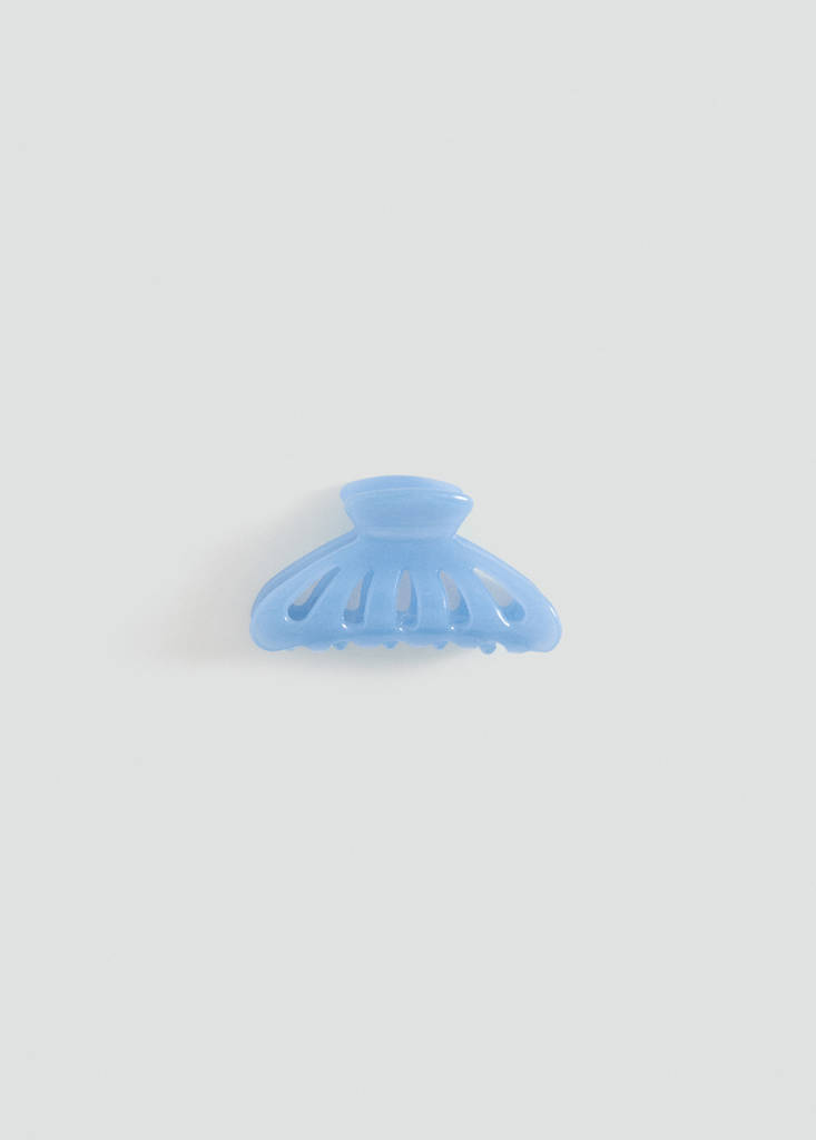 Pearl-effect hair clip — Blue