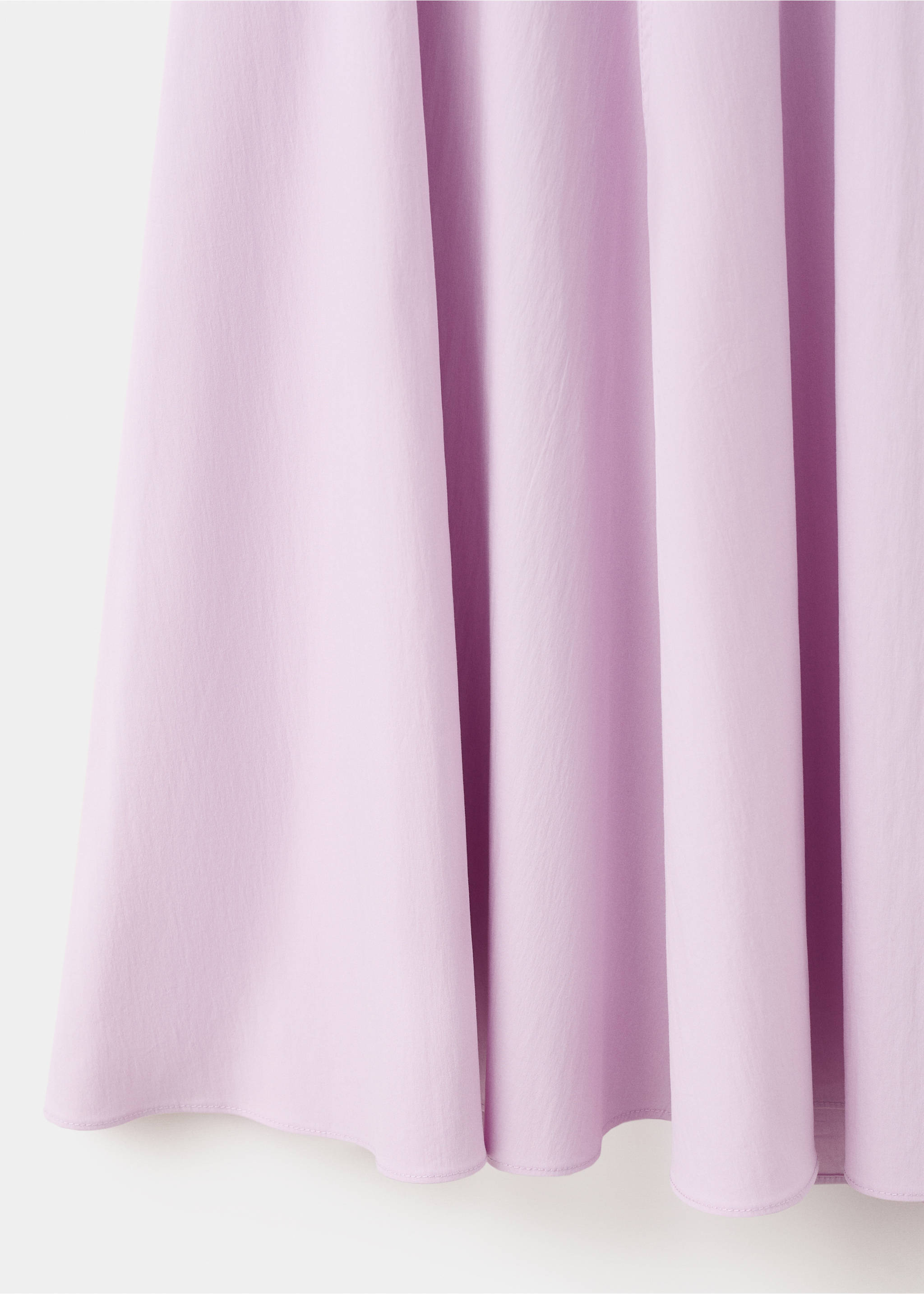 Flared midi-skirt - Details of the article 0, Light/Pastel Purple. Ref: 27079216-00.