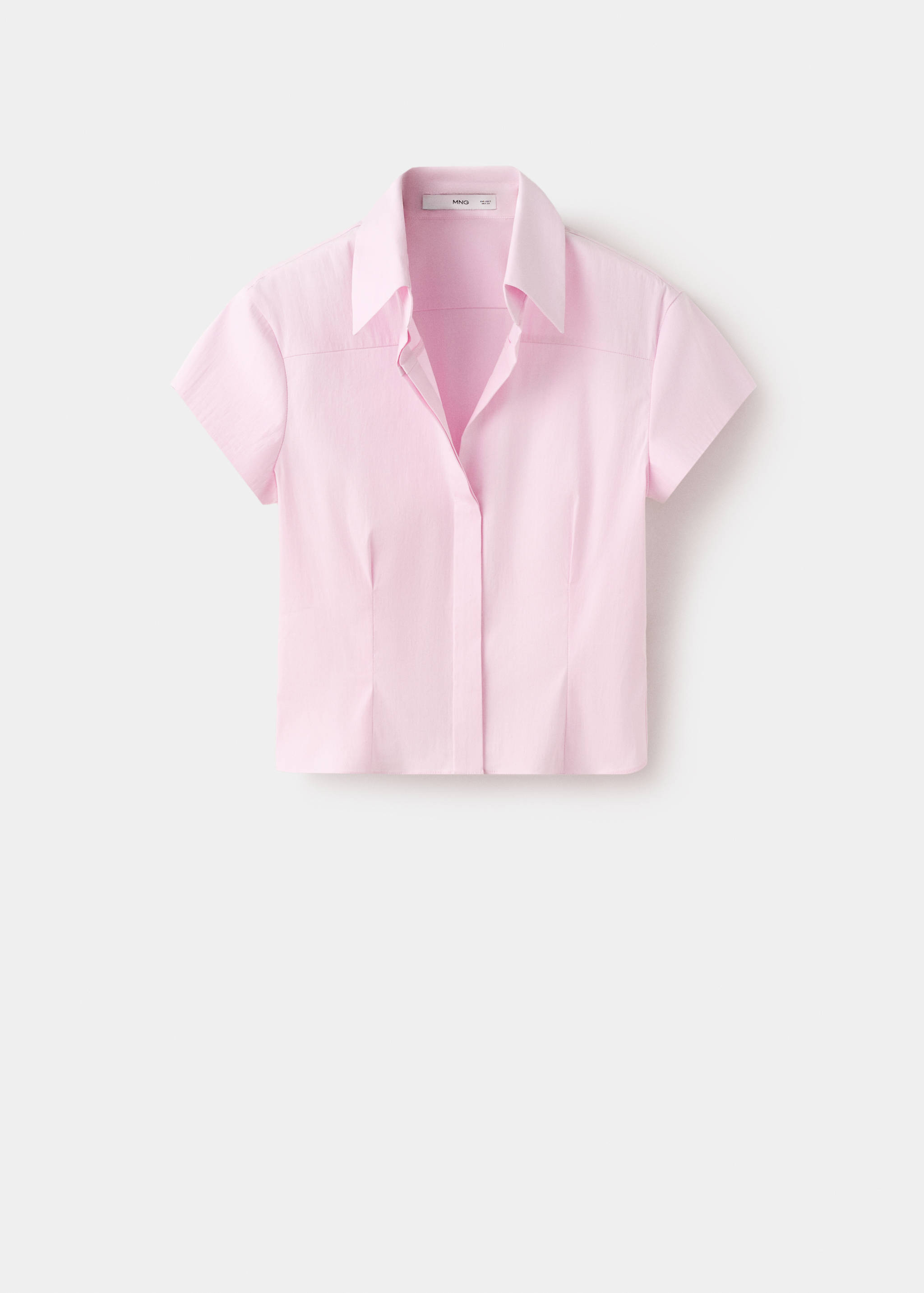Fitted cotton shirt - Article without model