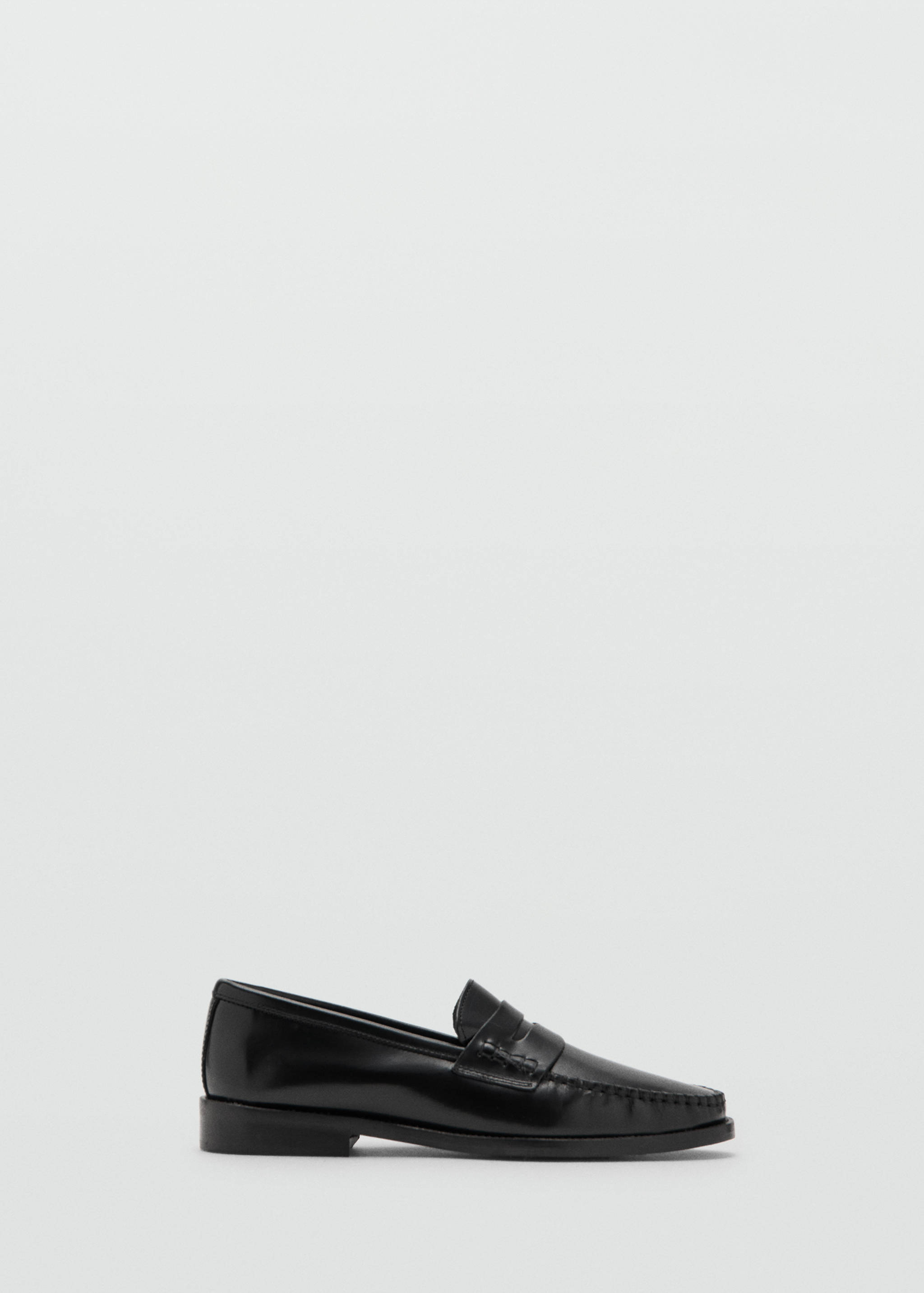 Mocassins cuir froncé - Article sans modèle