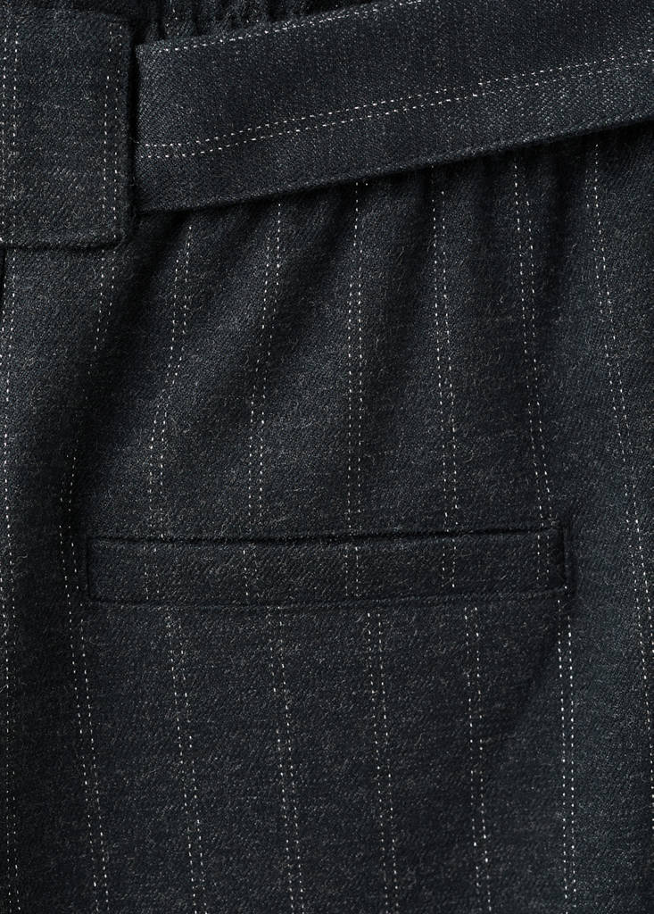 Lurex striped trousers — Grey