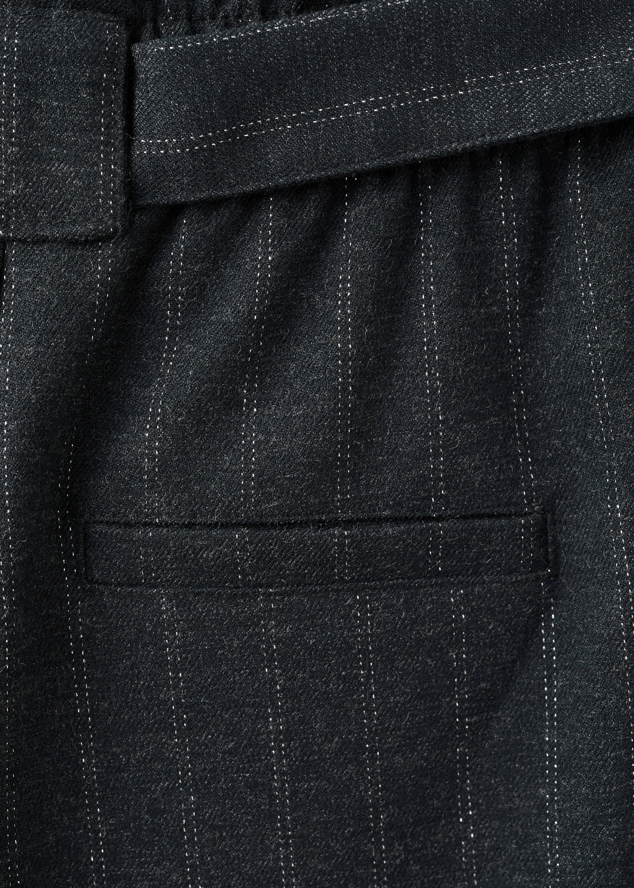 Lurex striped trousers - Details of the article 0