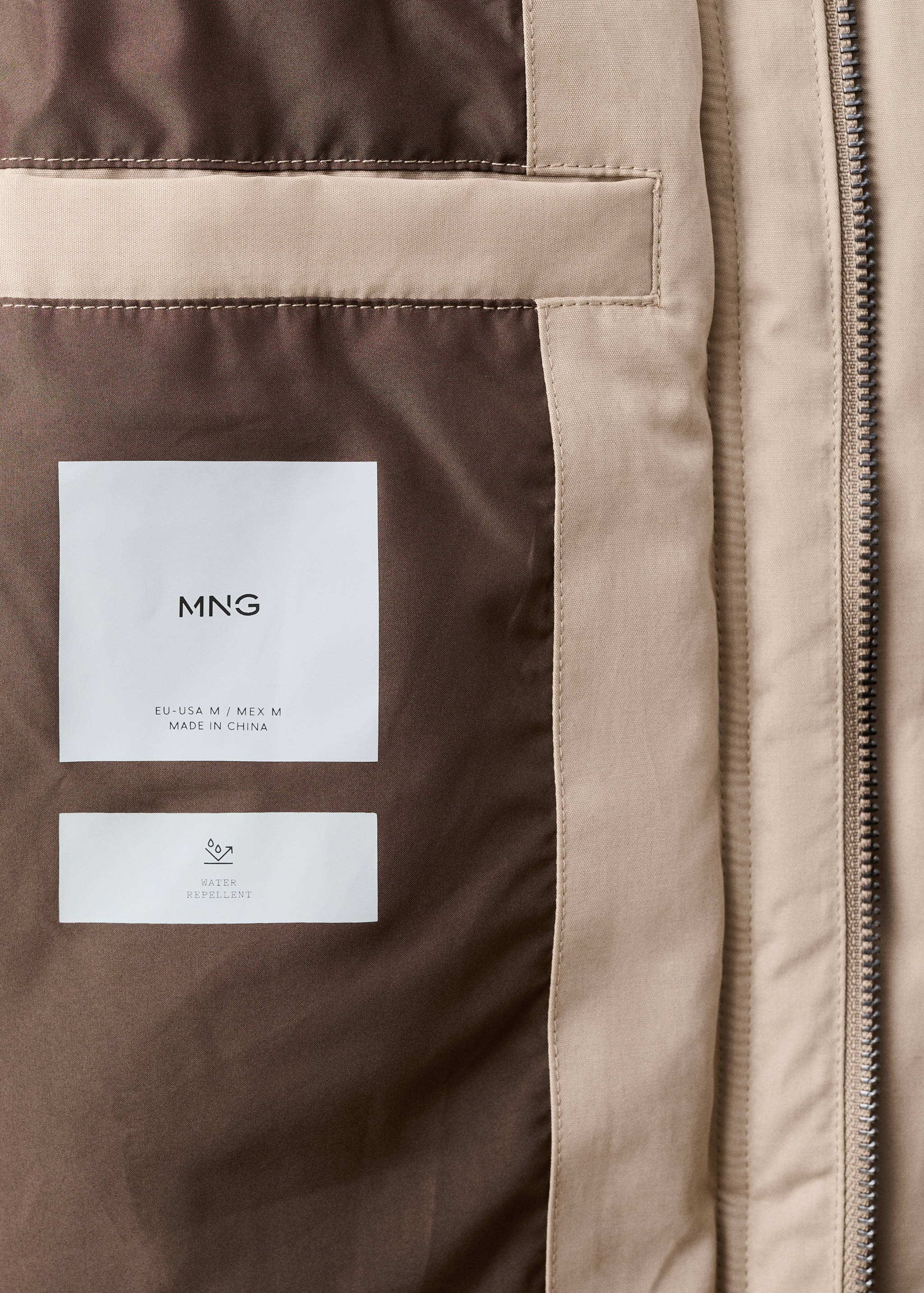 Короткий стеганый непромокаемый анорак - Деталь изделия 8