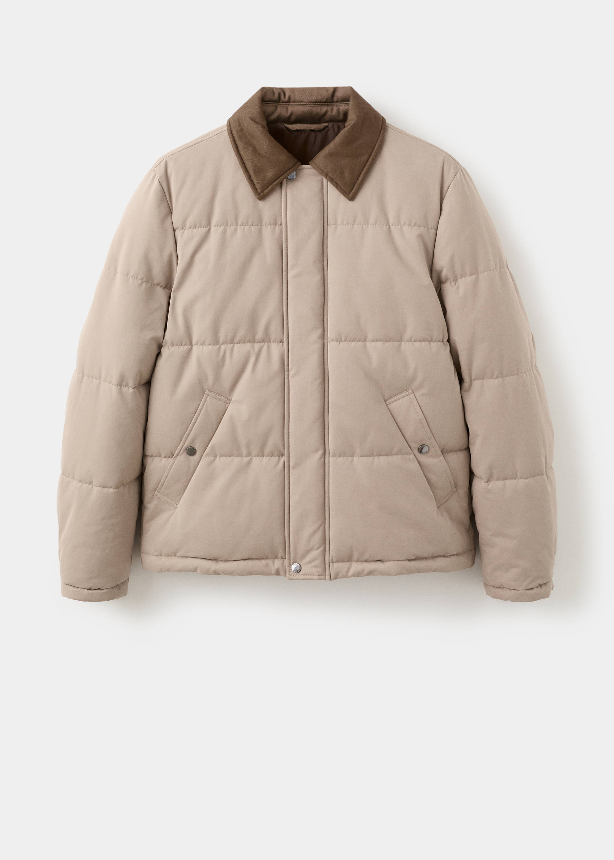 Short water-repellent puffer jacket - Article without model
