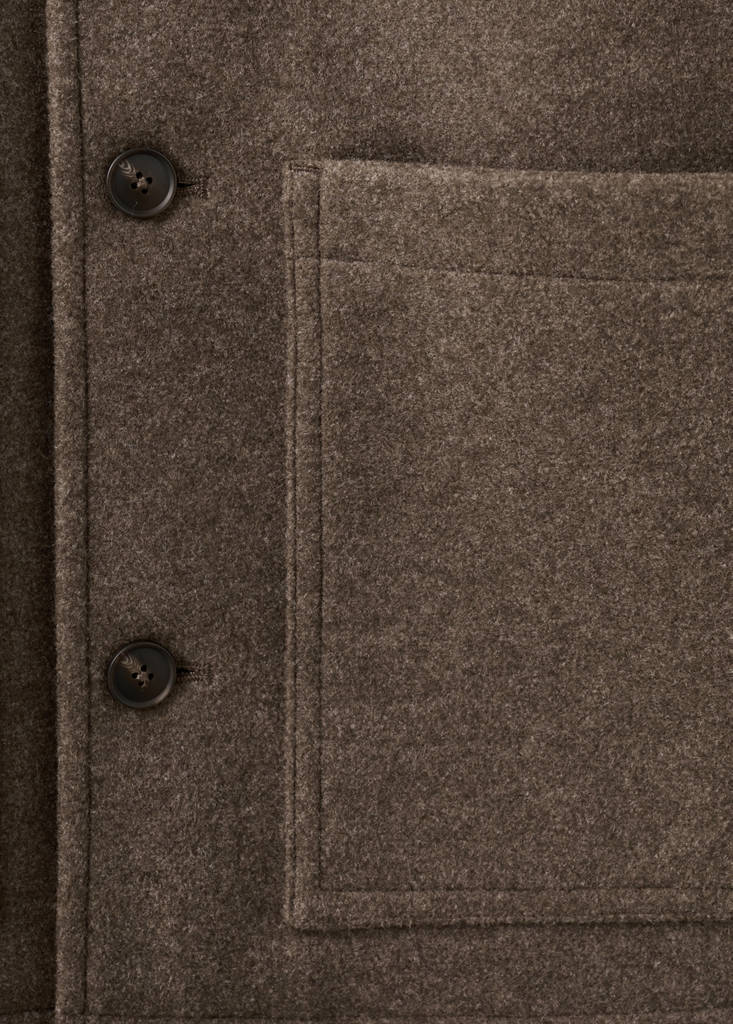 Pocketed jacket — Medium Brown