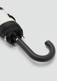 Stripe-printed umbrella — Black 2