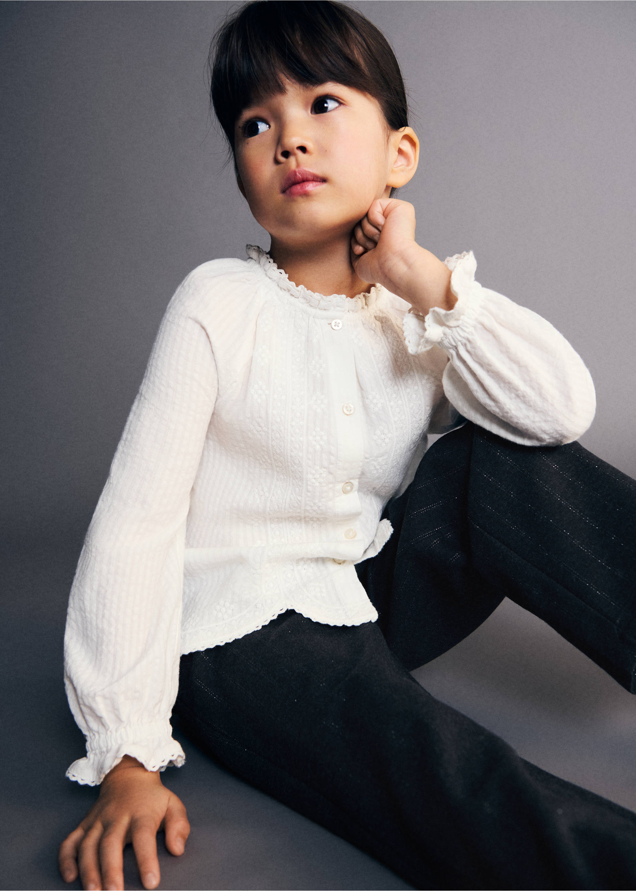 Панталон на райета - Данни за артикула 1, Сиво. Ref: 27081177-00.