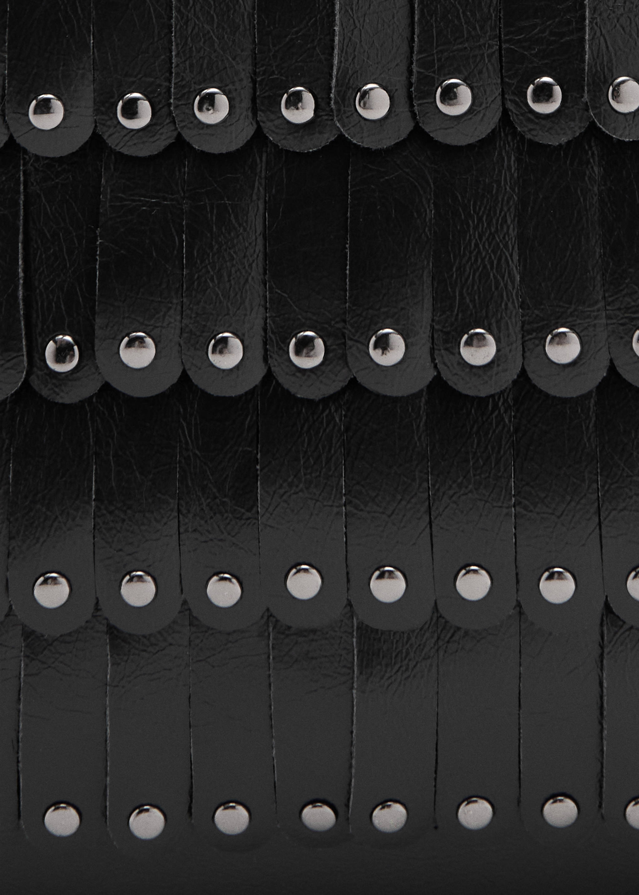 Fringed studded handbag - Details of the article 1