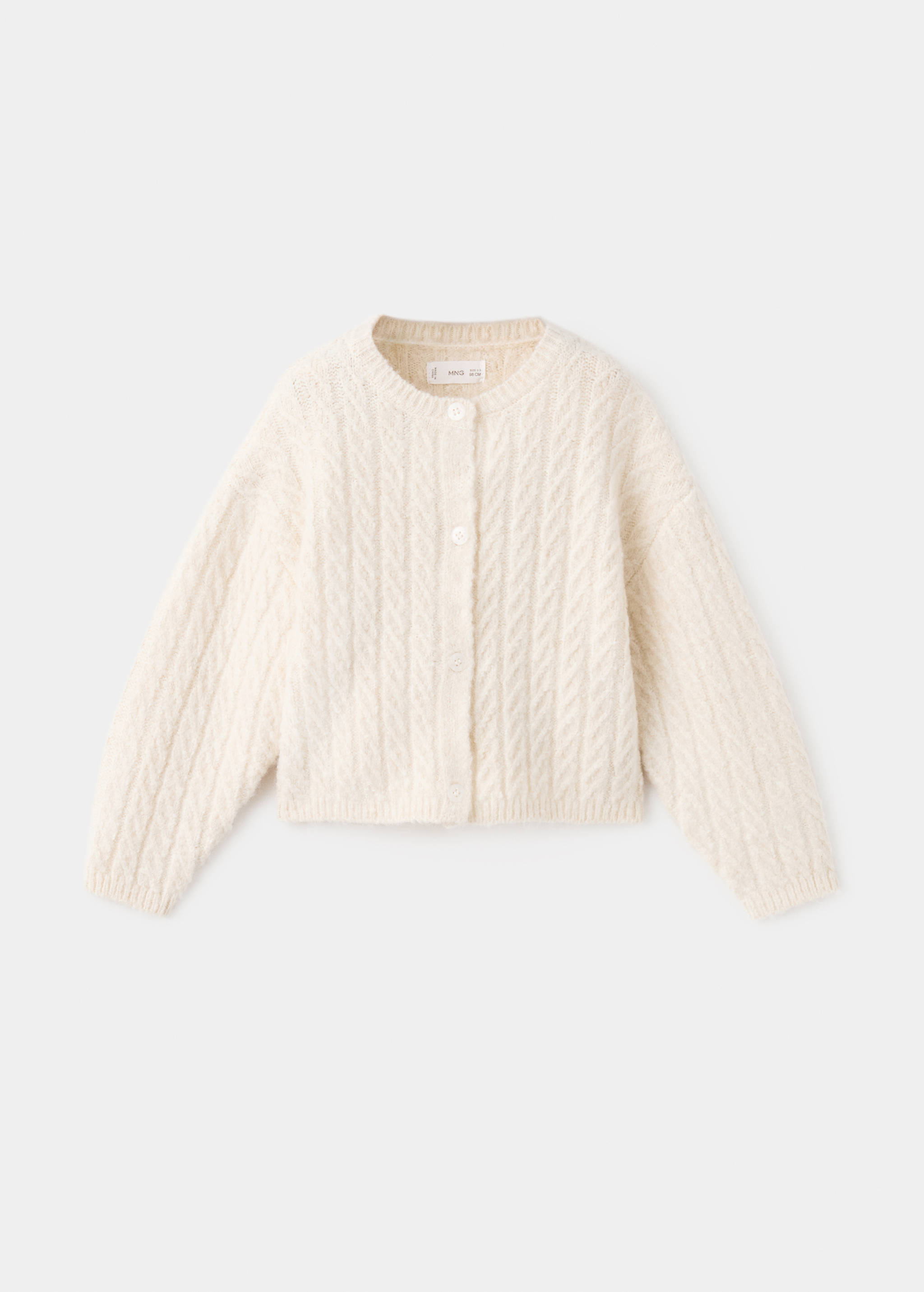 Cable-knit cardigan - Article without model