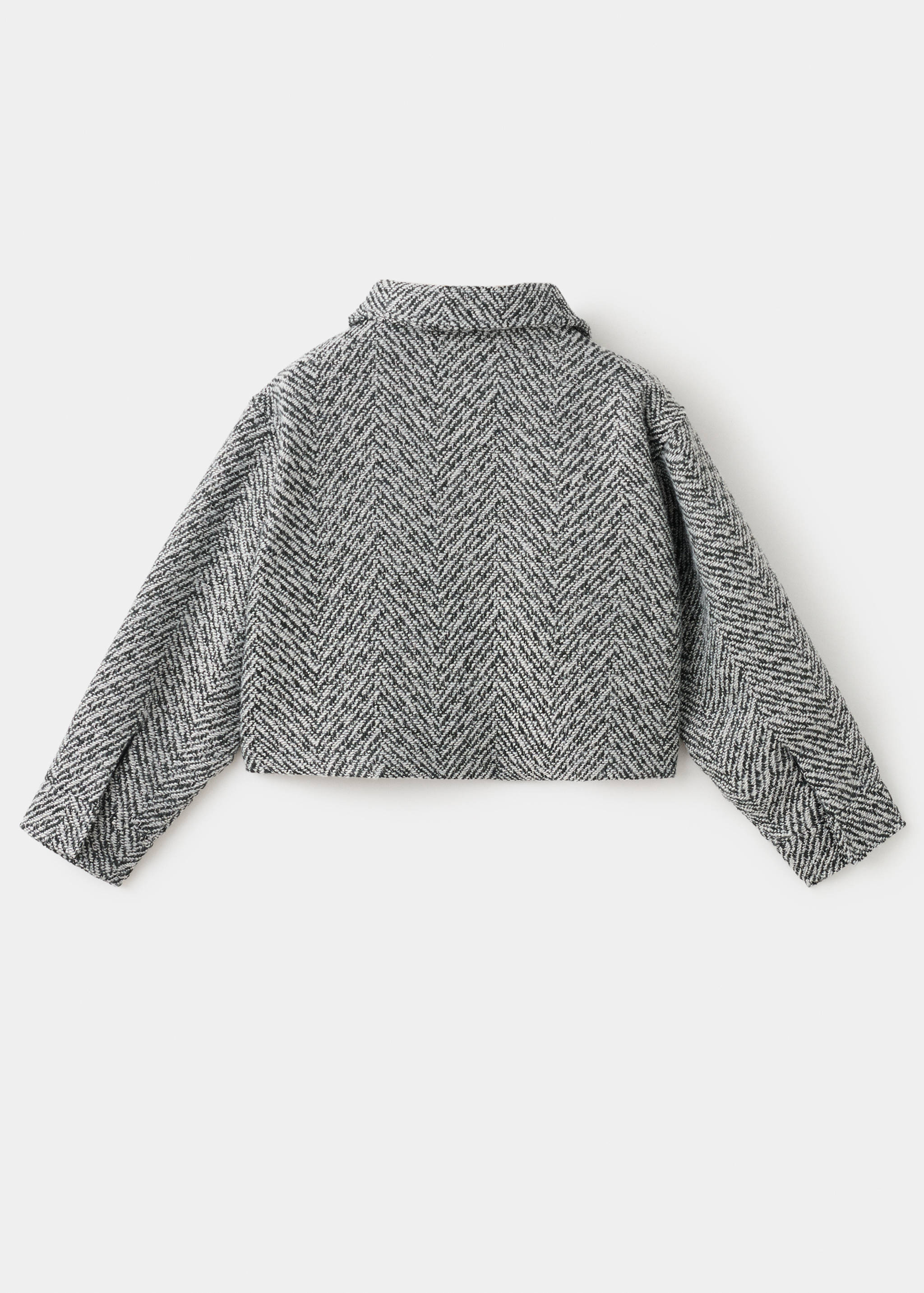 Куртка из твида с люрексом - Обратная сторона изделия