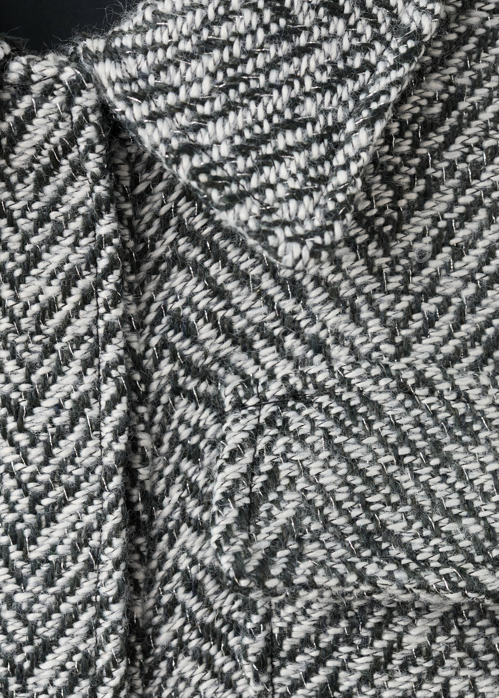 Куртка из твида с люрексом - Деталь изделия 8