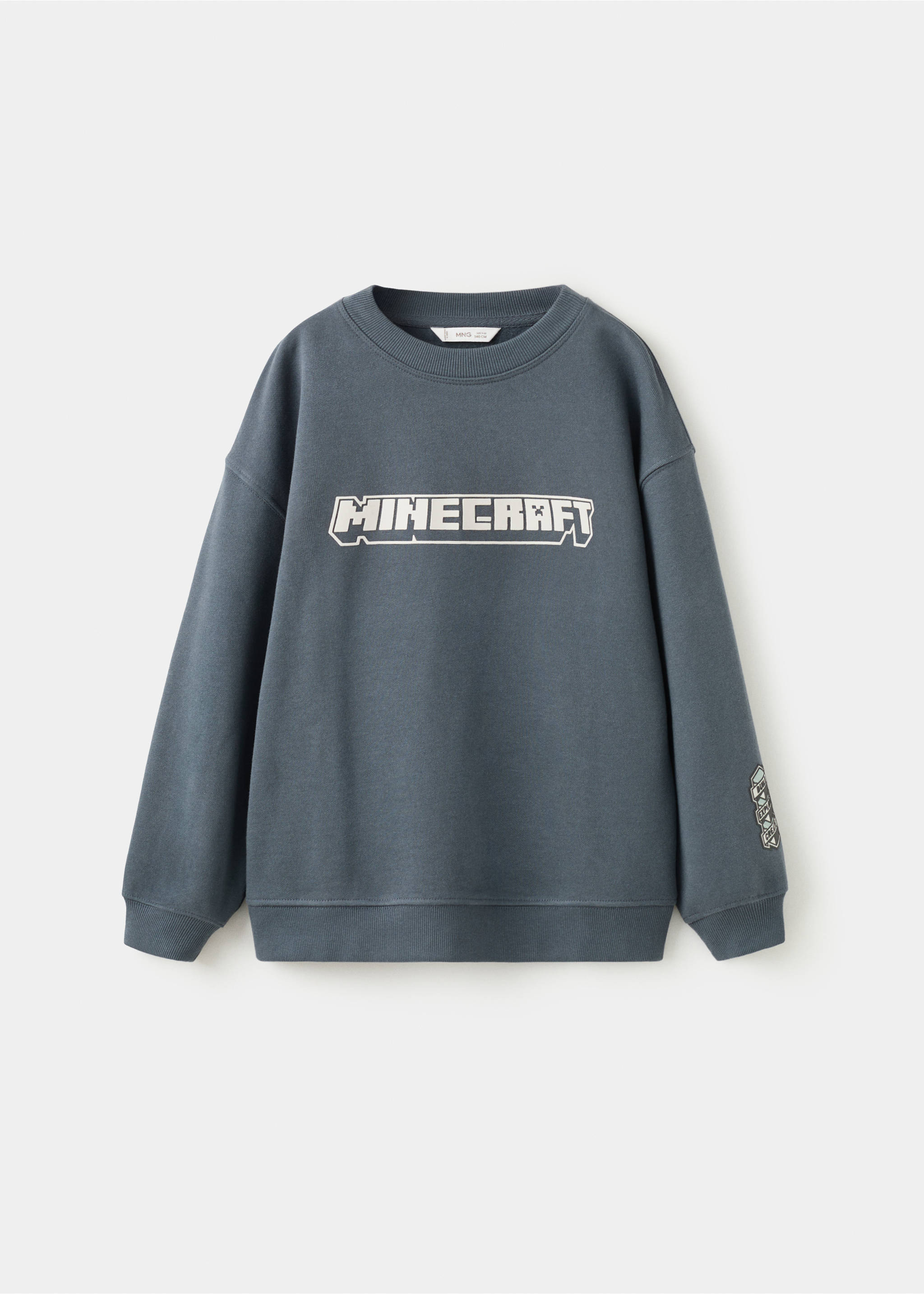 Minecraft sweatshirt - Article without model, Charcoal. Ref: 27081185-00.