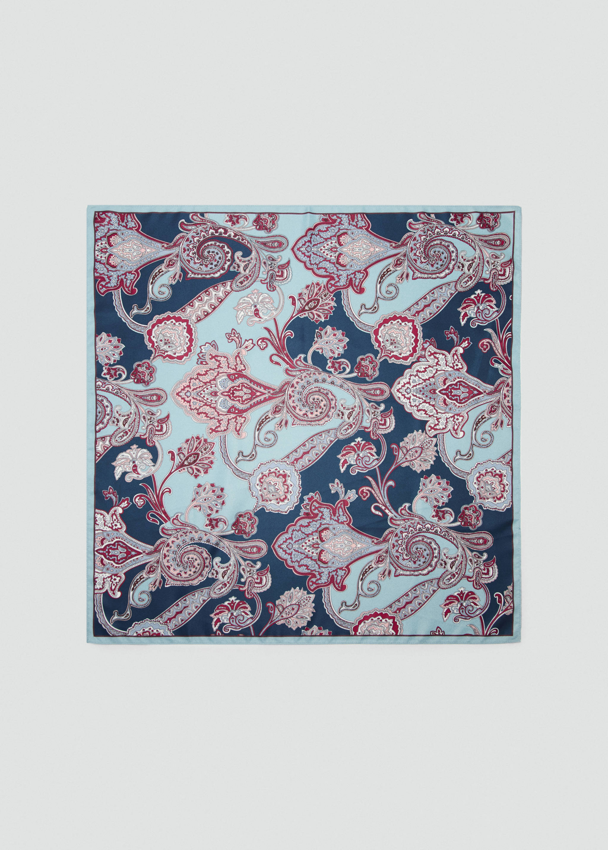 Paisley satin scarf - Article without model