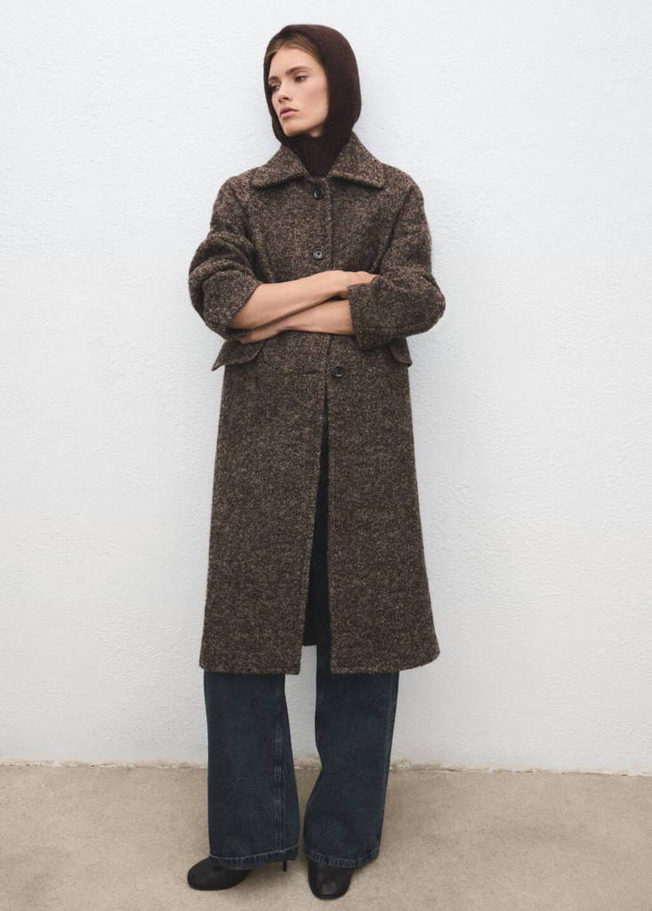 Knitted balaclava — Chocolate