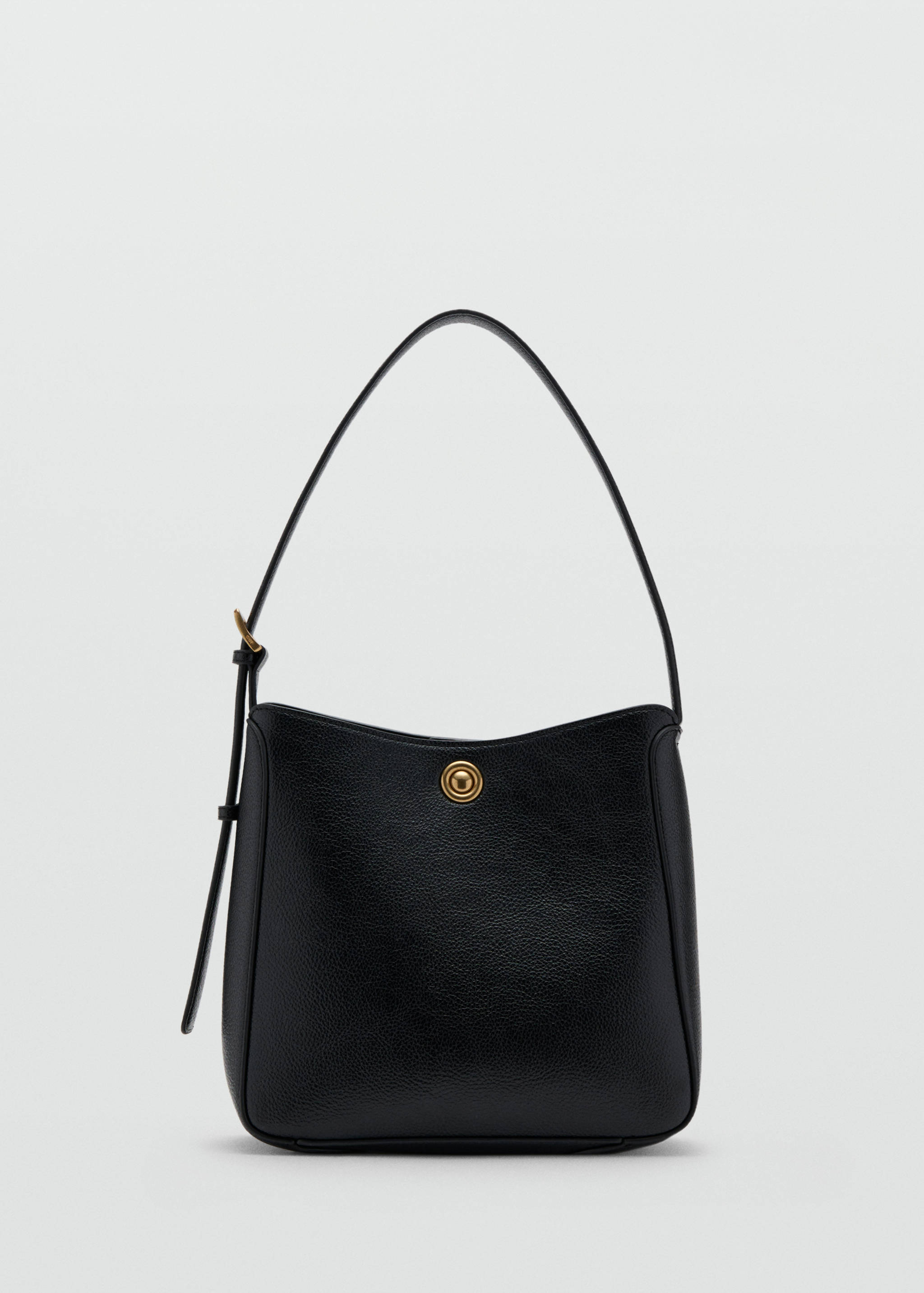 中号金属细节桶包 - null