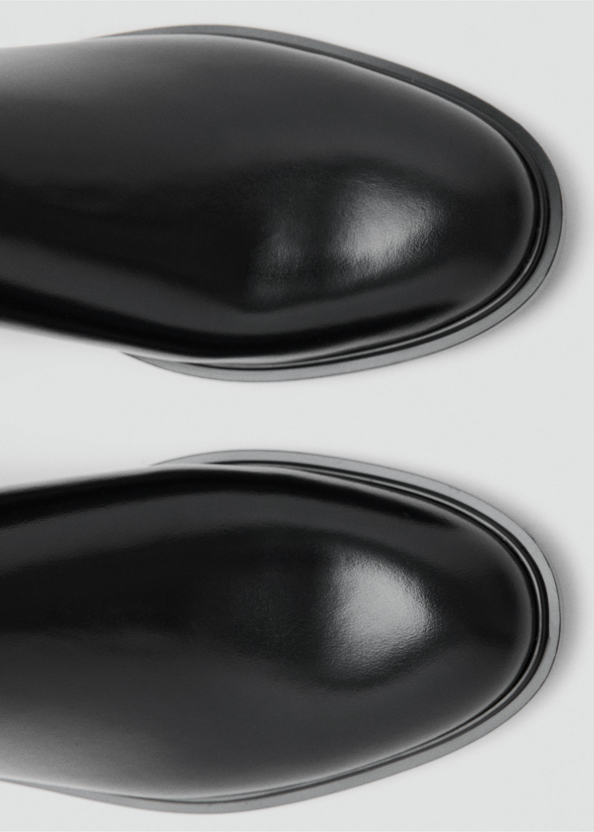 Botín piel paneles elásticos - Detalle del artículo 4, Negro. Ref: 27081198-00.