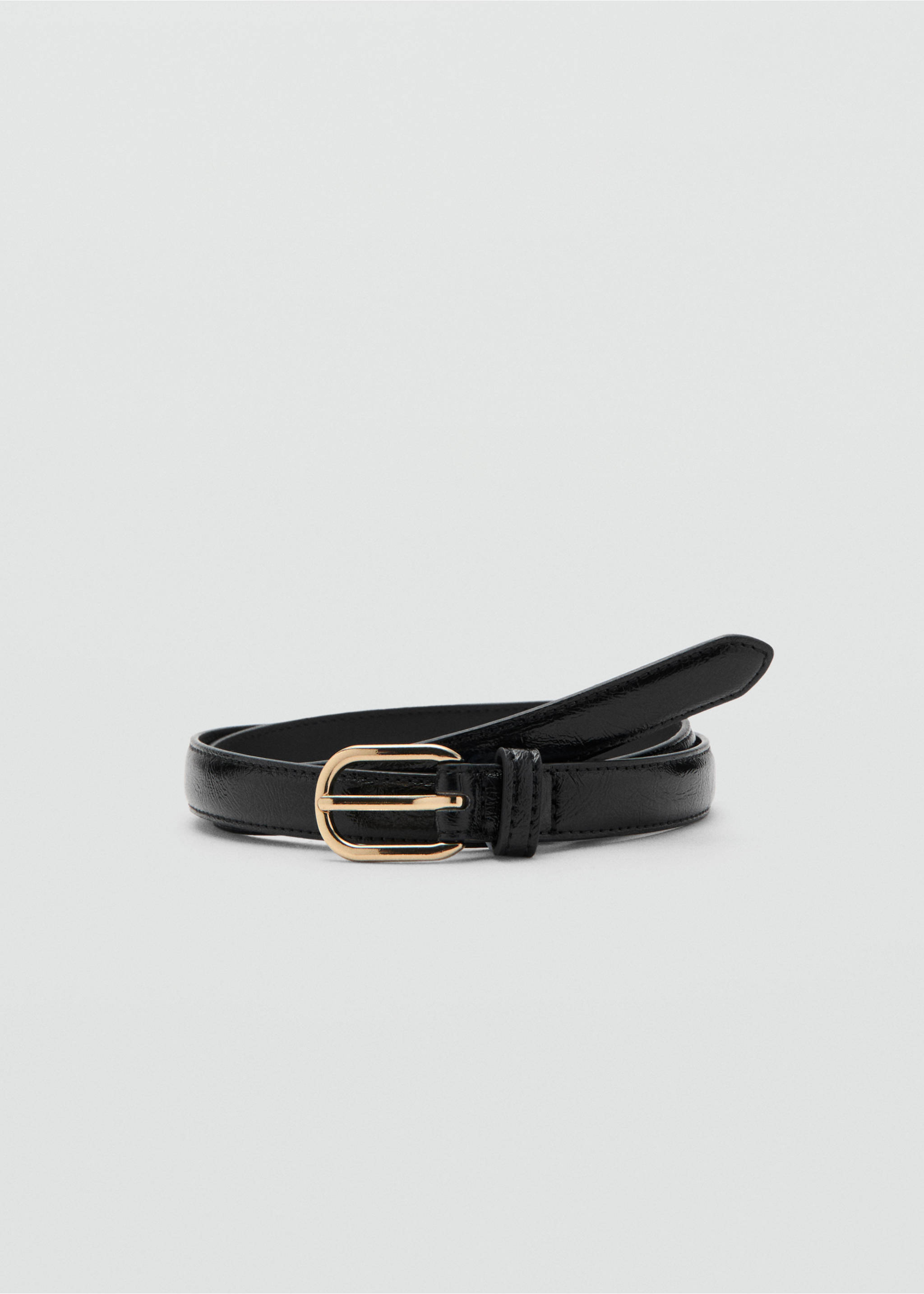 Ceinture boucle métallique - Article sans modèle, Noir. Ref: 27081199-00.
