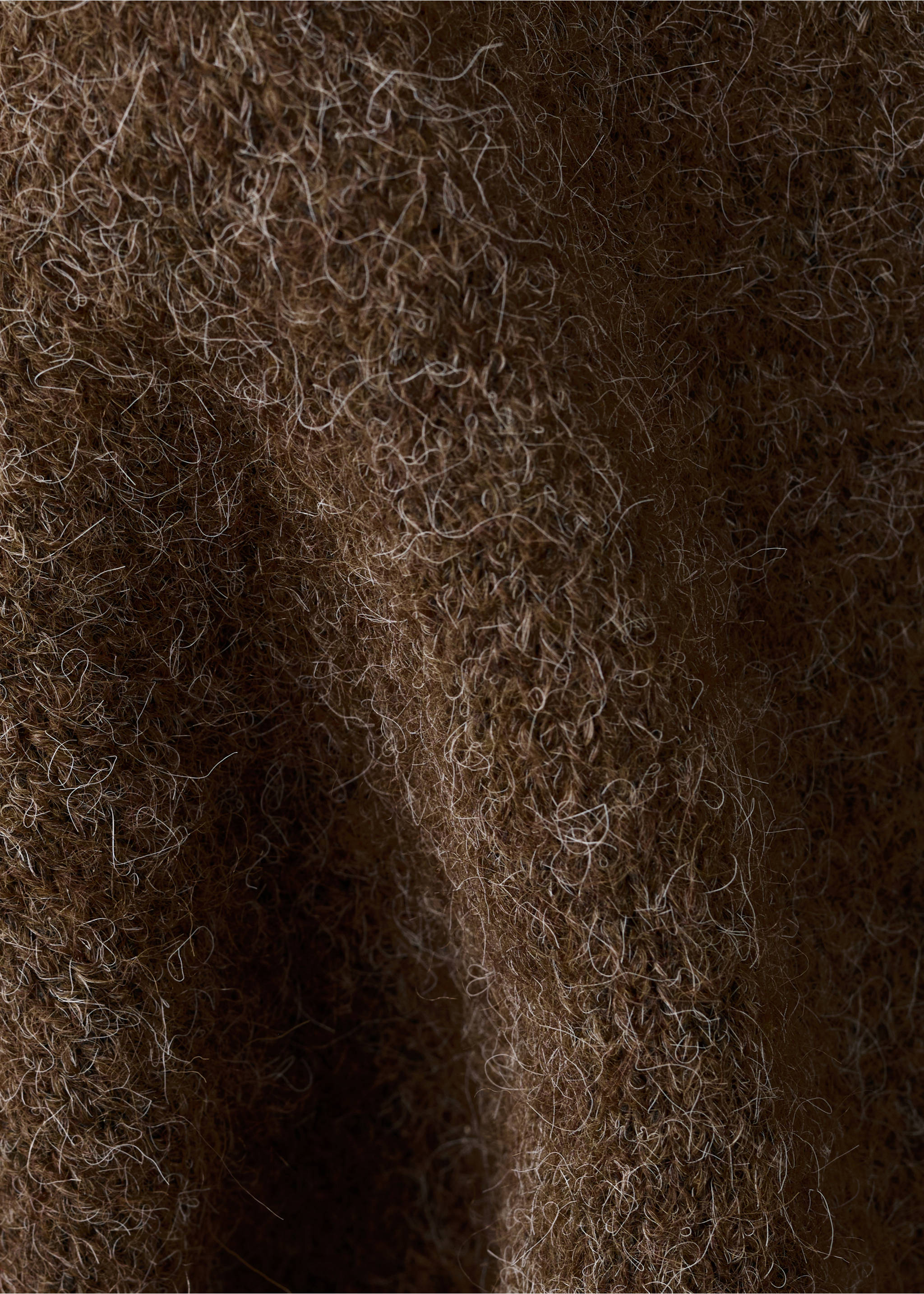 Châle finitions franges - Détail de l'article 1, Chocolat. Ref: 27081200-00.