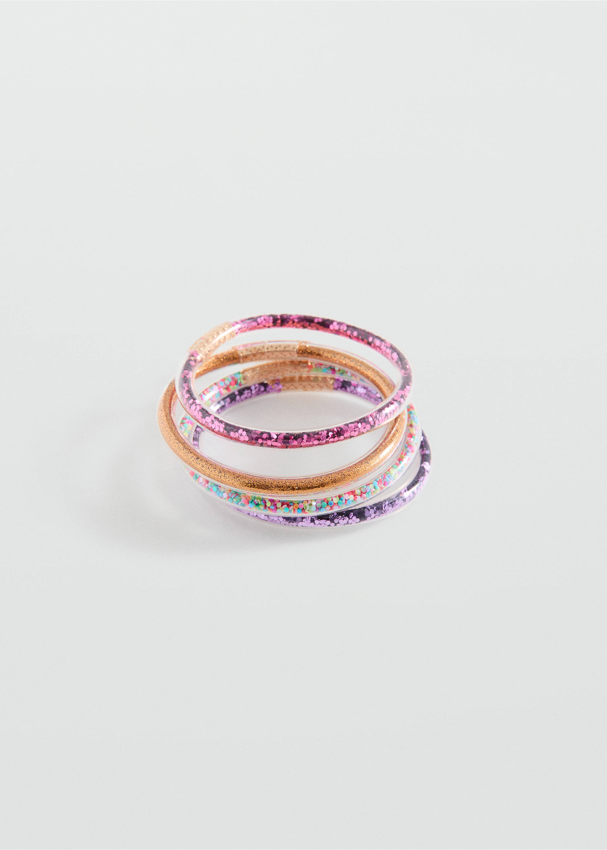 Pack of 4 bracelets - Article without model, Pink. Ref: 27081202-00.