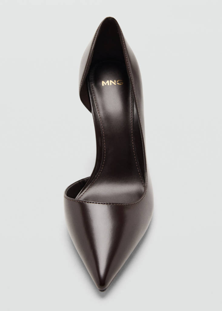 High-heeled shoes — Chocolate