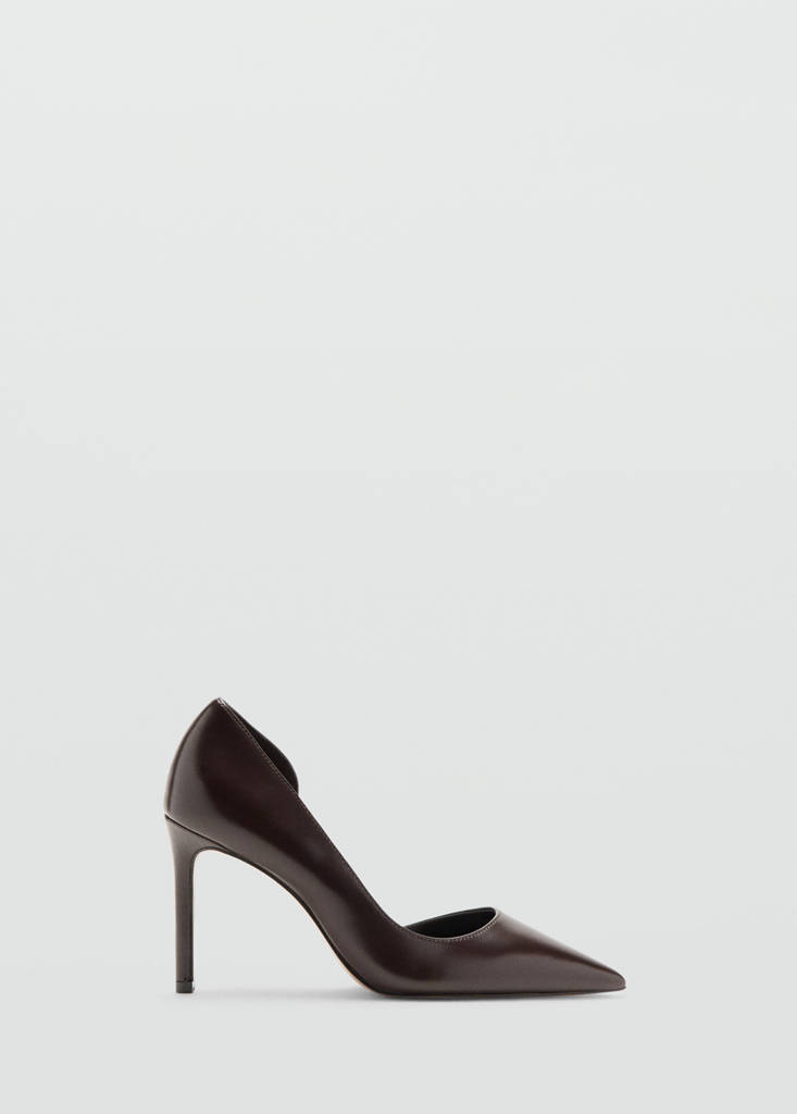 High-heeled shoes — Chocolate