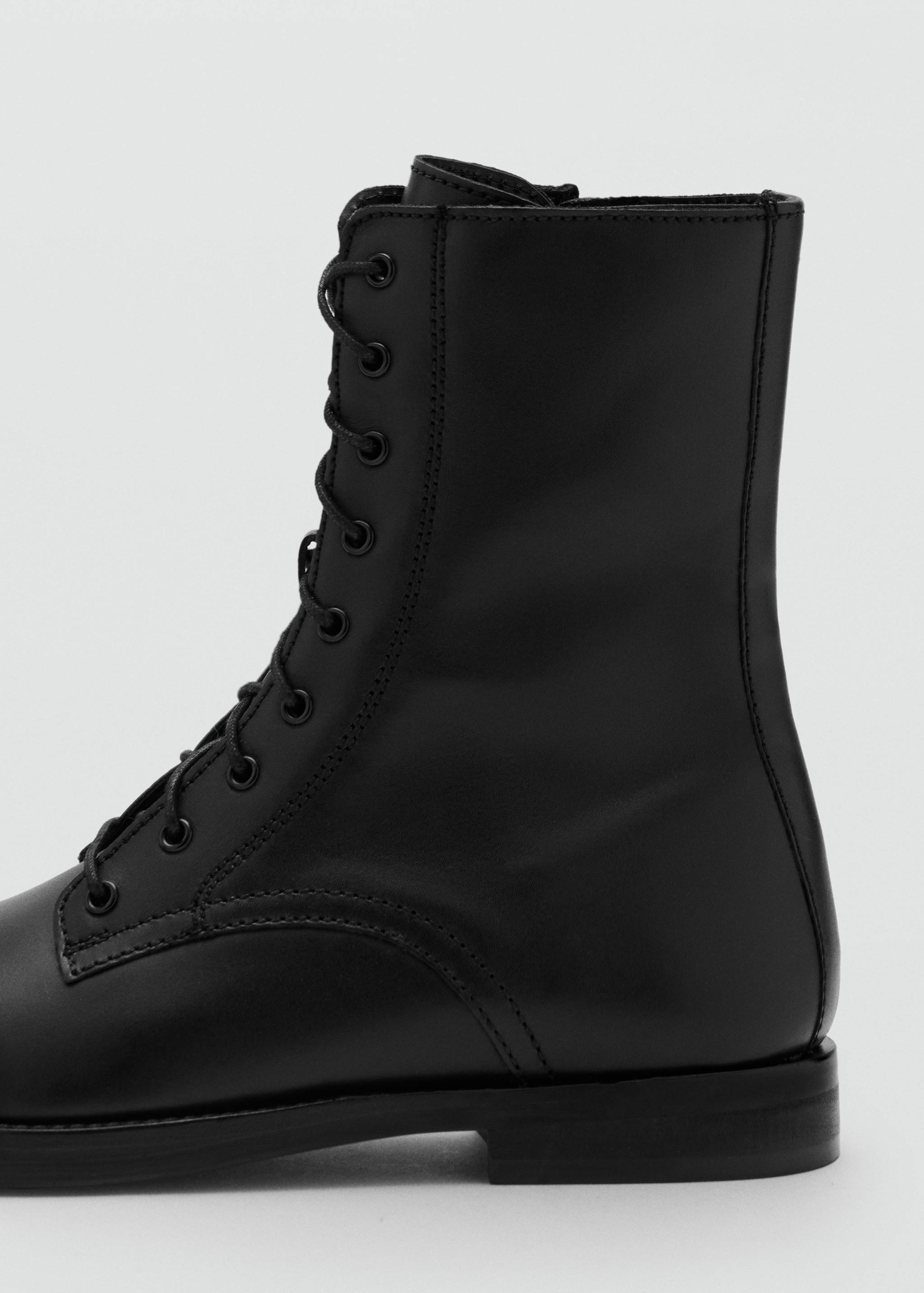 Lace-up leather ankle boots - Details of the article 1