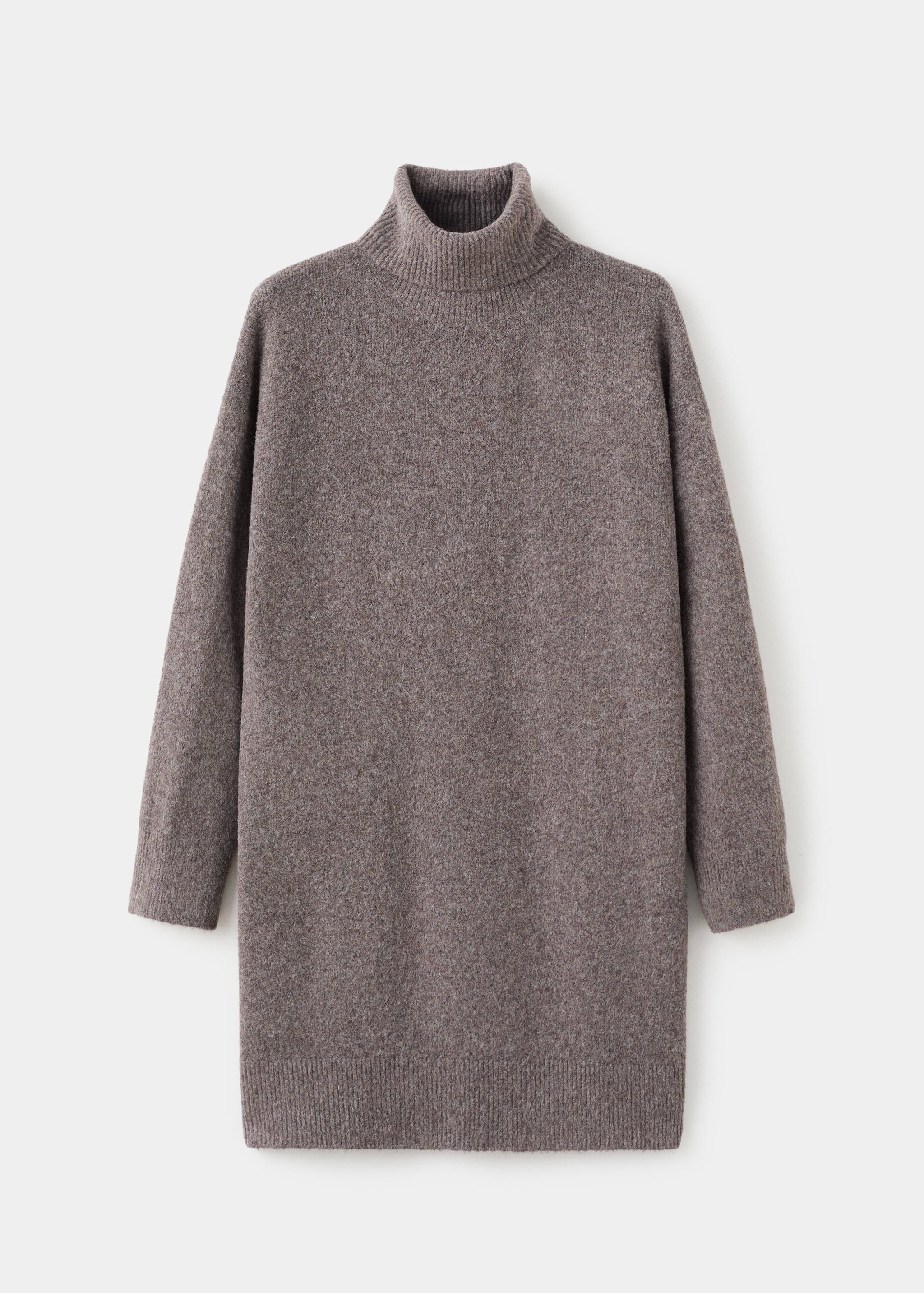 Knitted turtleneck dress - Article without model