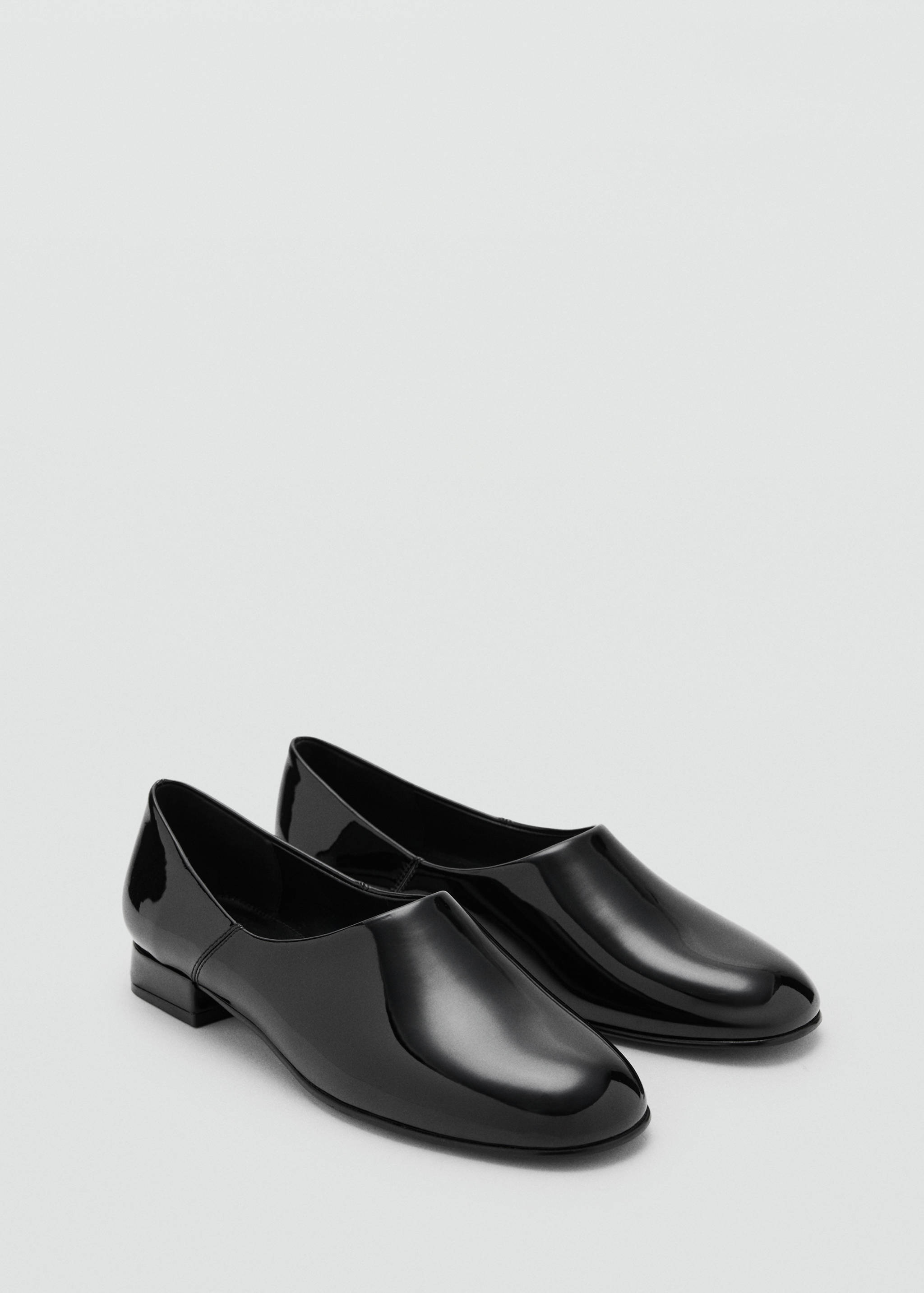 Patent leather flat shoes - Medium plane