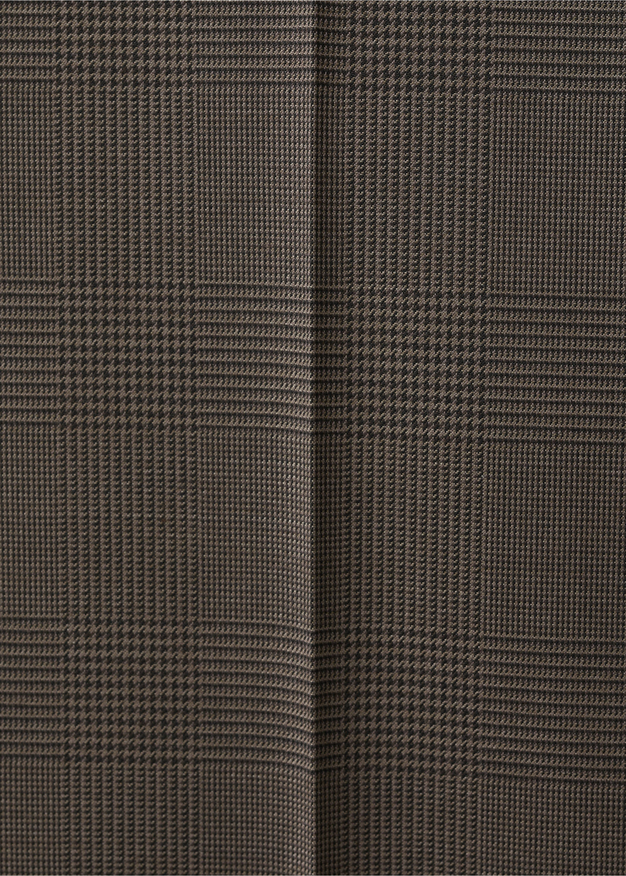 Milan slim-fit suit trousers - Details of the article 8, Brown. Ref: 27081218-00.