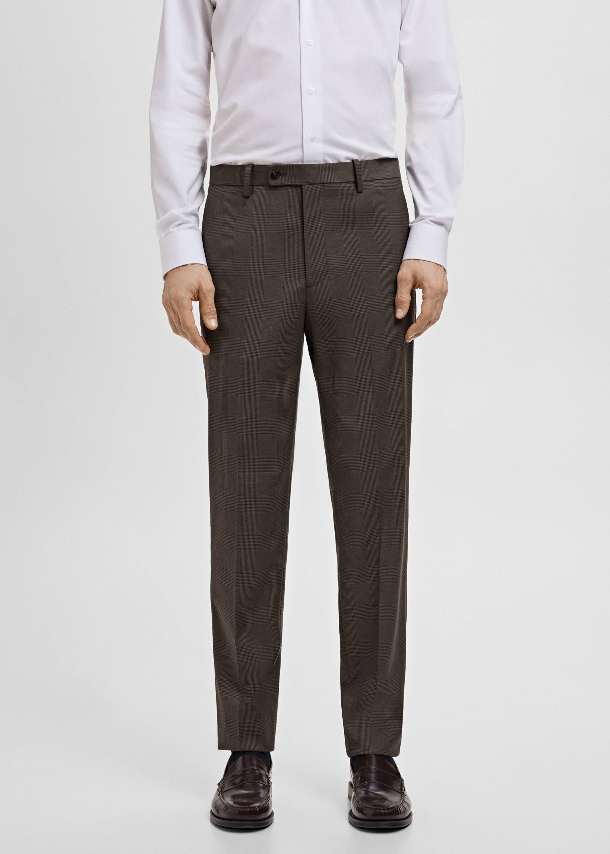 Pantalón traje Milán slim fit - Plano medio