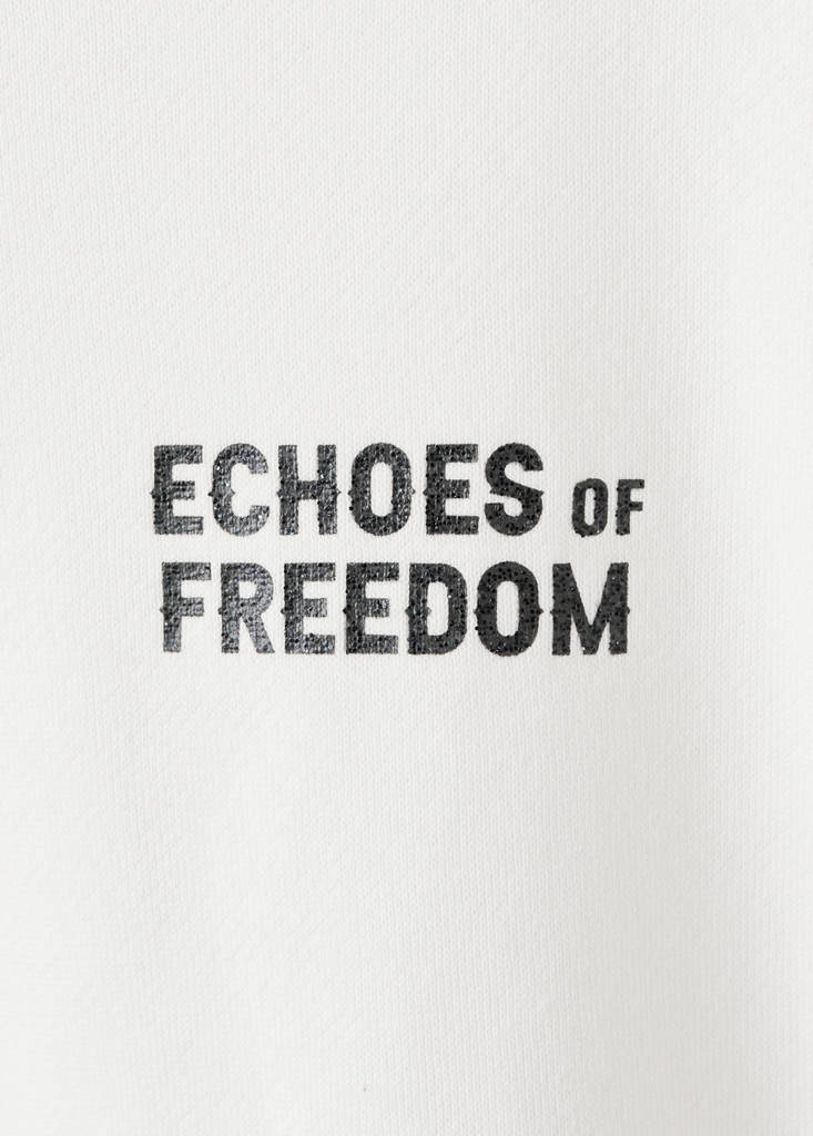 Printed cotton sweatshirt — Off White