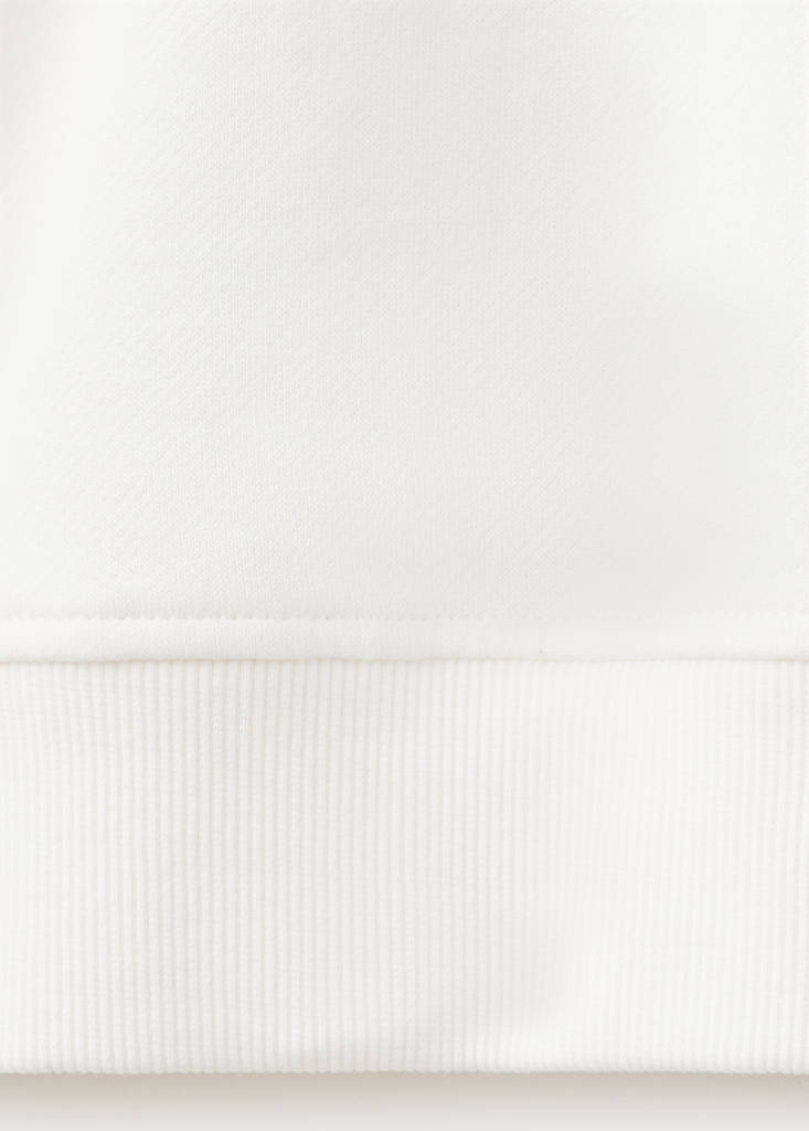 Printed cotton sweatshirt — Off White
