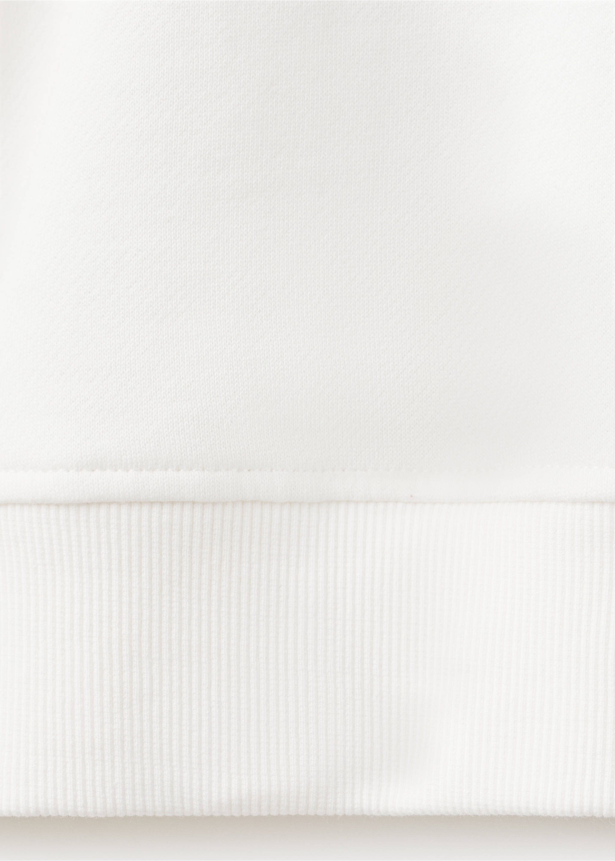 Printed cotton sweatshirt - Details of the article 0, Off White. Ref: 27081221-00.