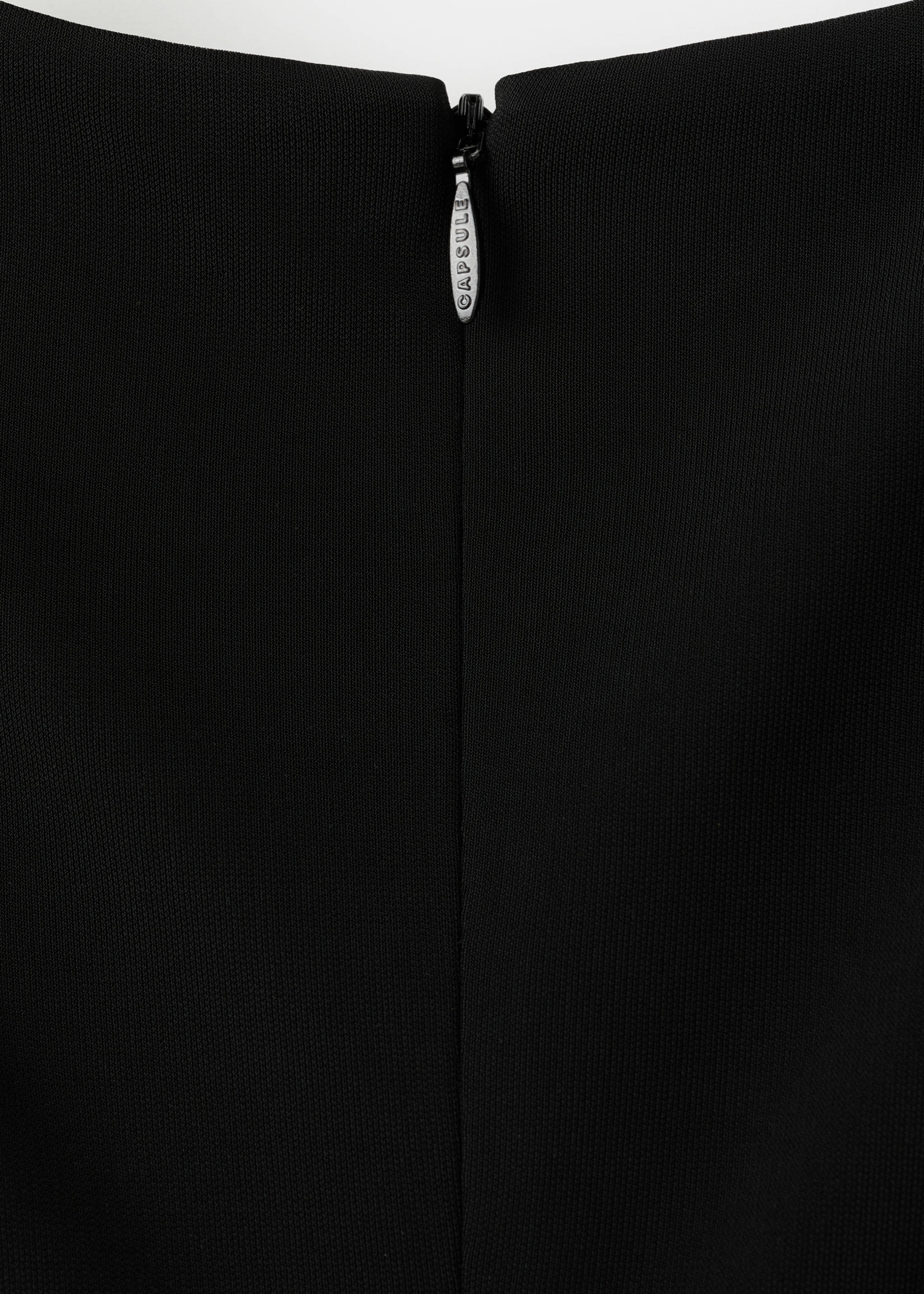 Robe ajustée à bretelles transparentes - Détail de l'article 0