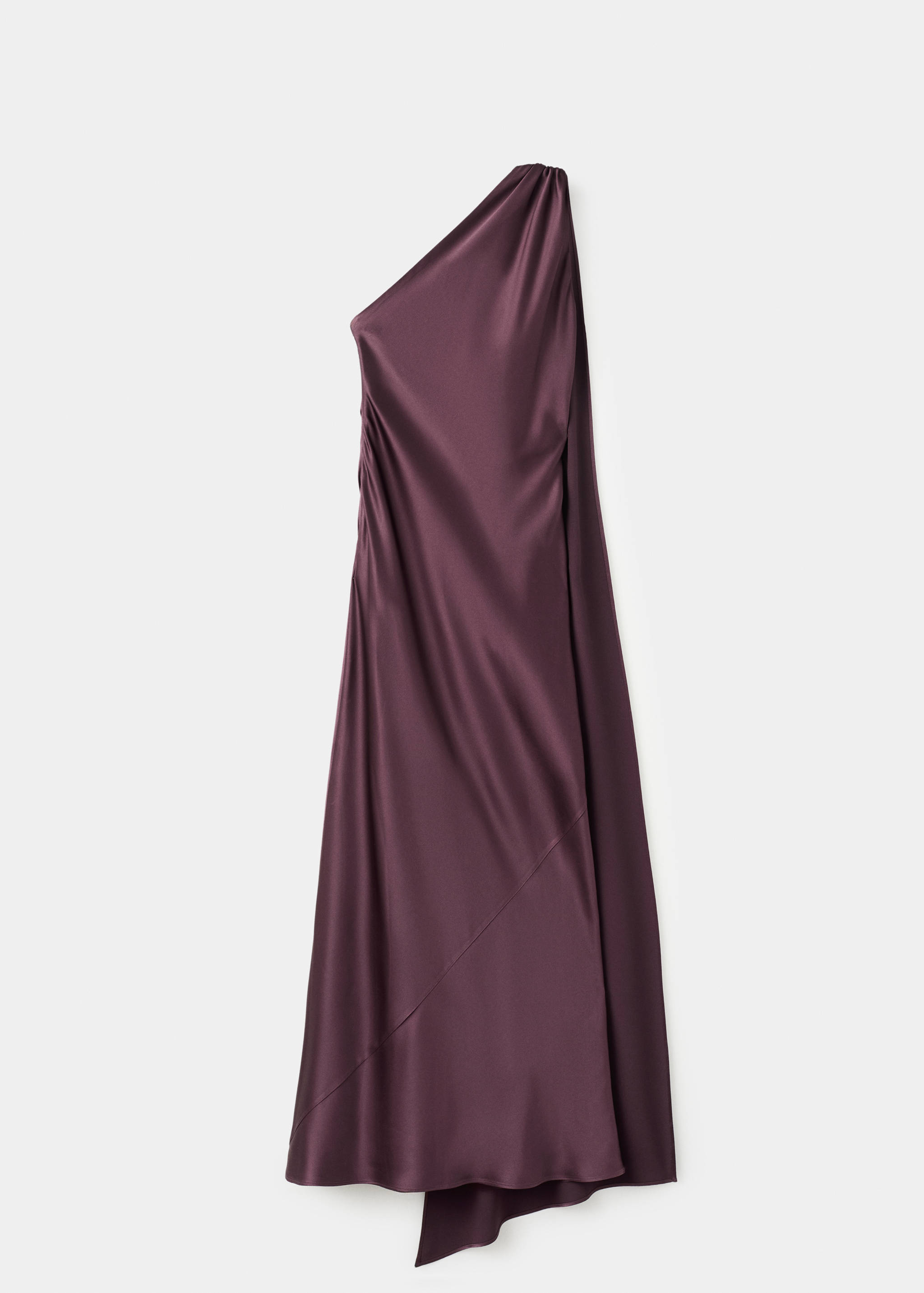 Asymmetrisches Kleid mit Schleife am Hals - Artikel ohne Model