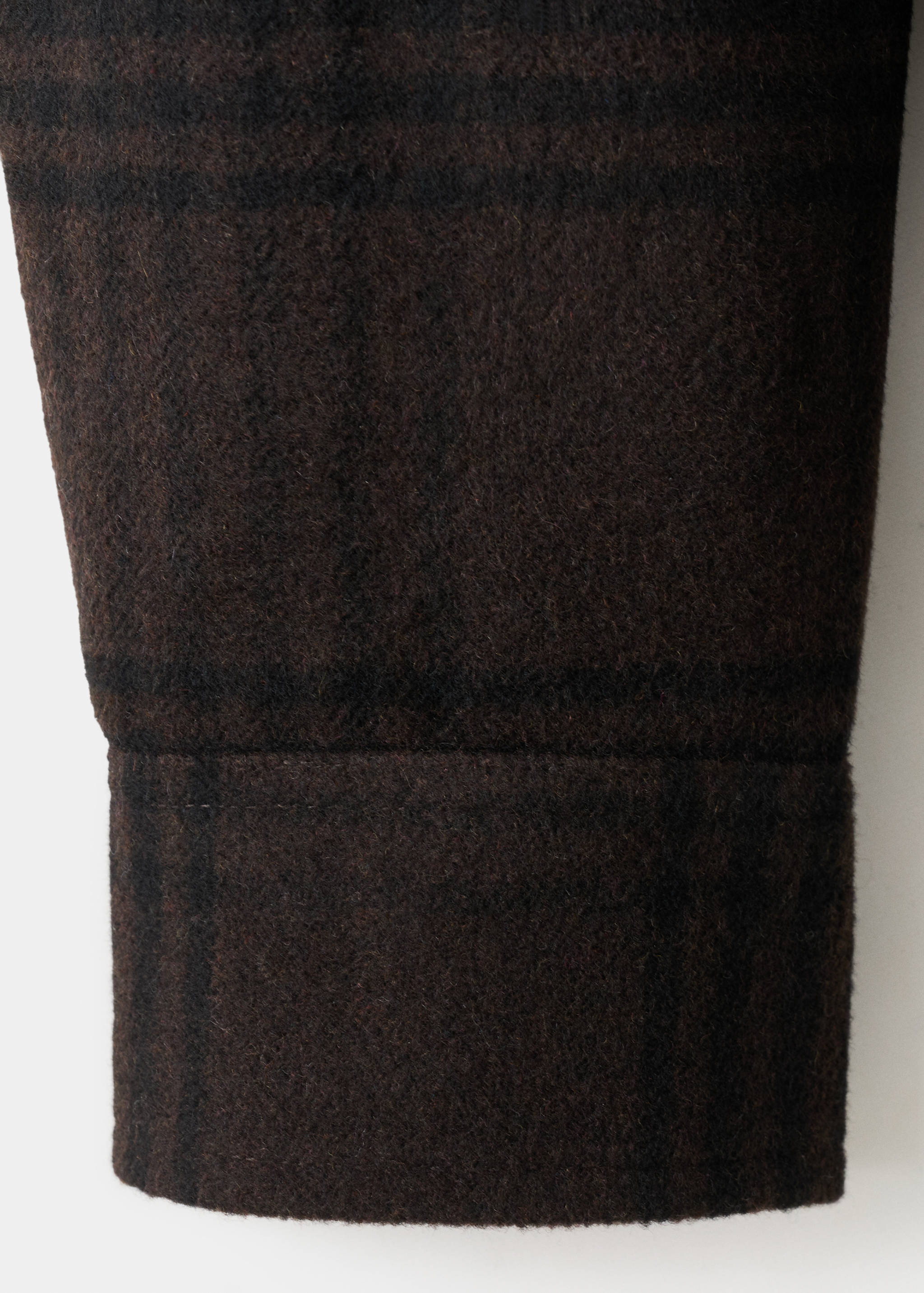 Верхняя рубашка из смесовой шерсти в клетку - Деталь изделия 0