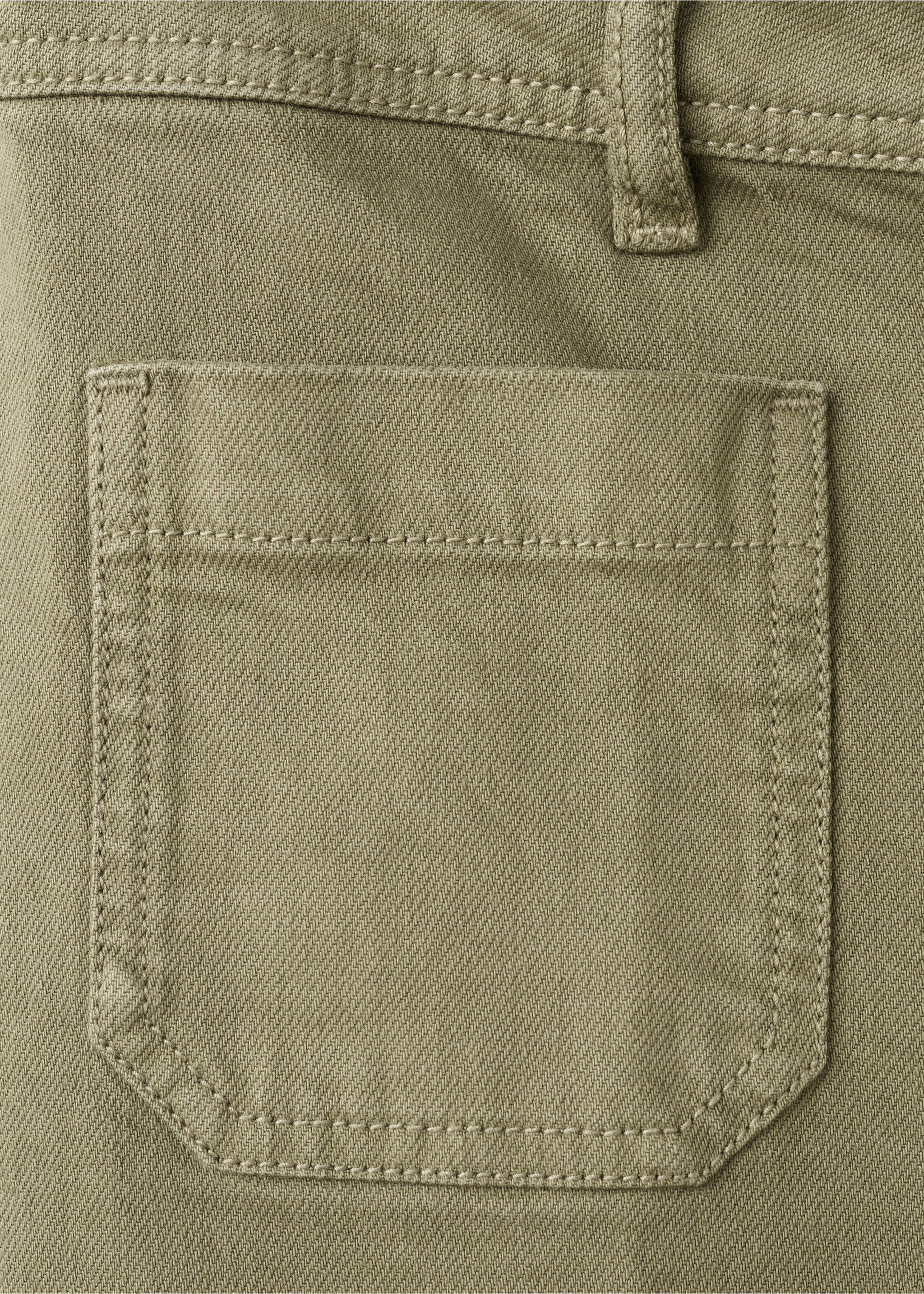 Jean large avec poches - Détail de l'article 0, Kaki. Ref: 27081228-00.