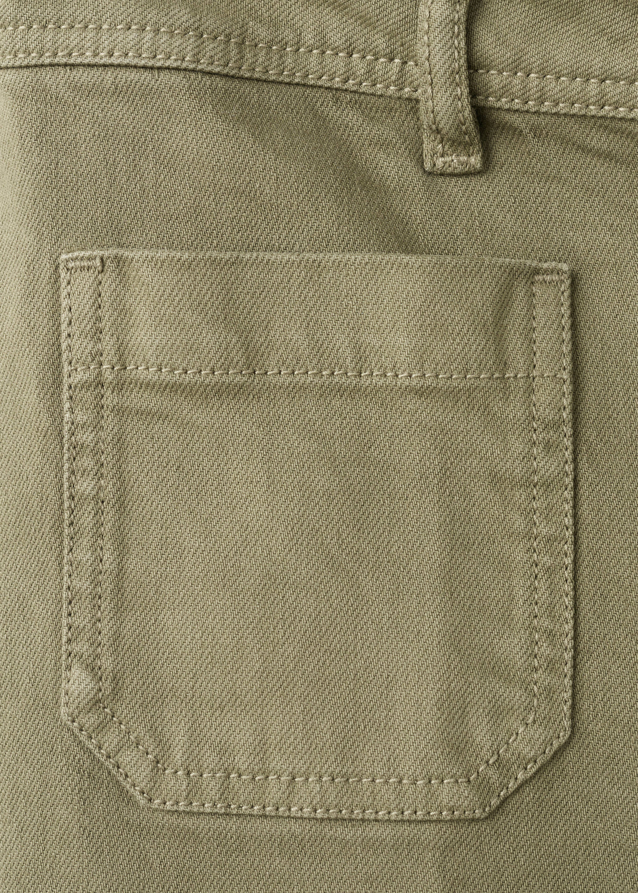 Джинсы с широкими штанинами и карманами - Деталь изделия 0